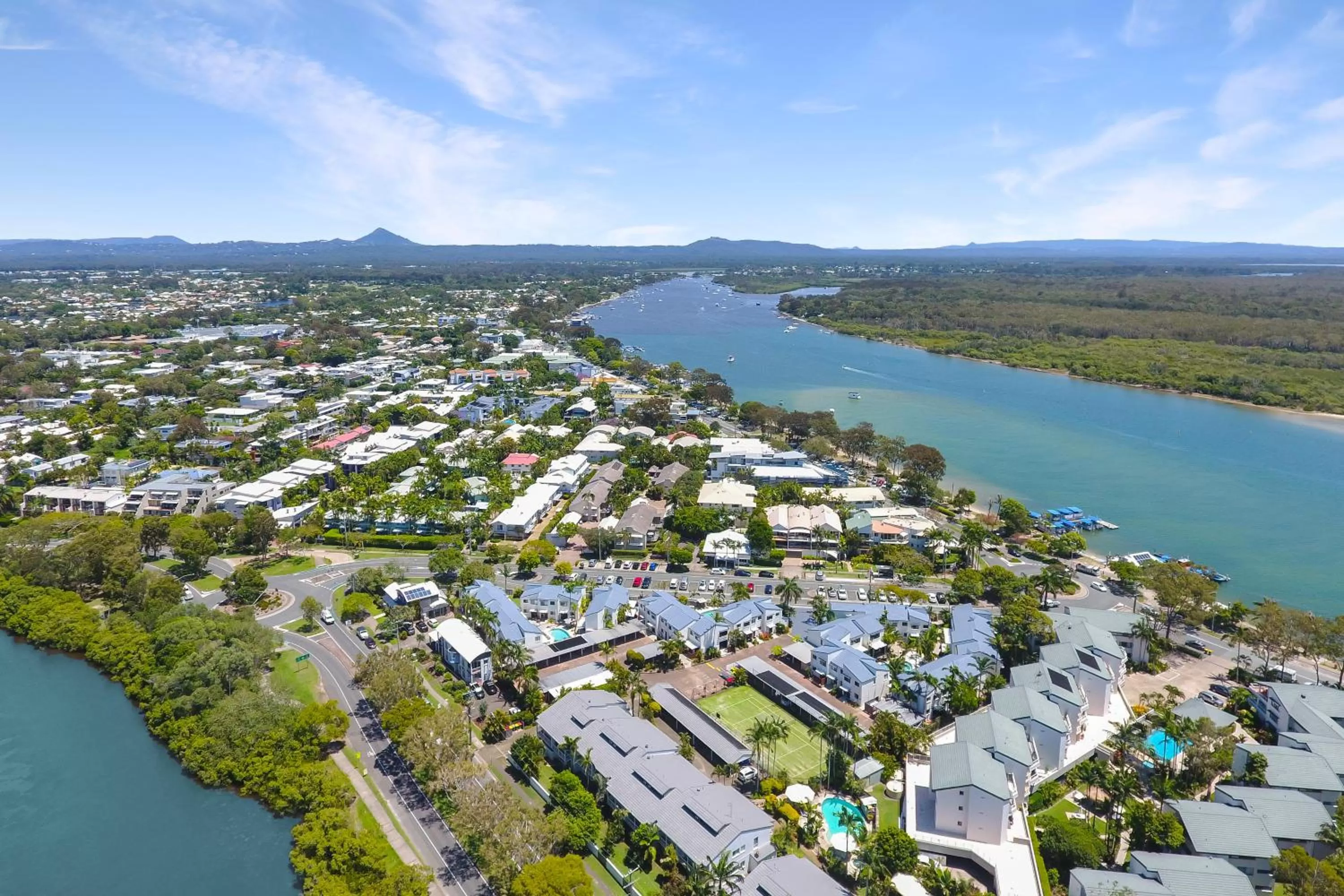 Bird's eye view in Noosa Place Resort