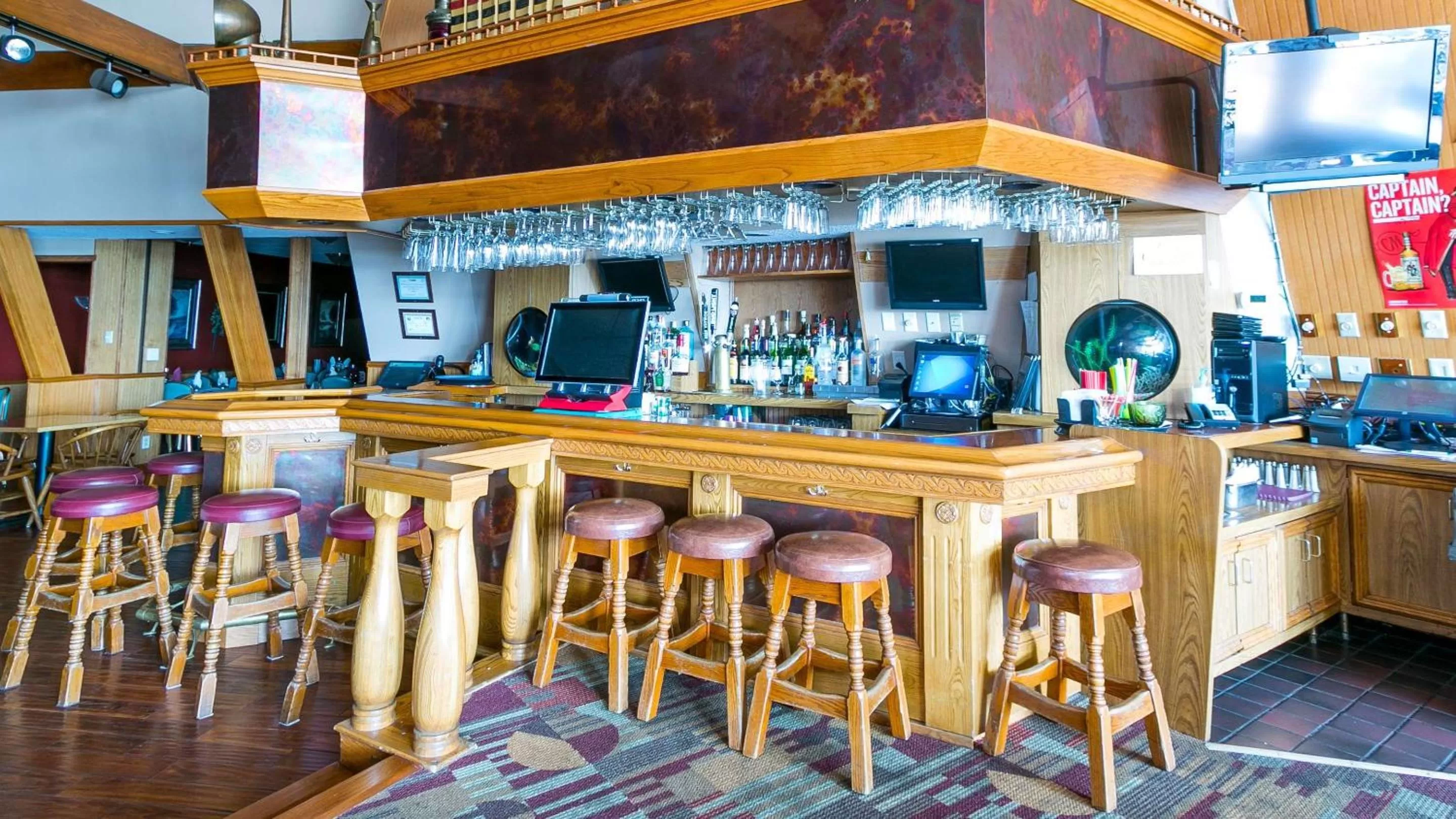 Lounge or bar in Wrangler Inn Mobridge