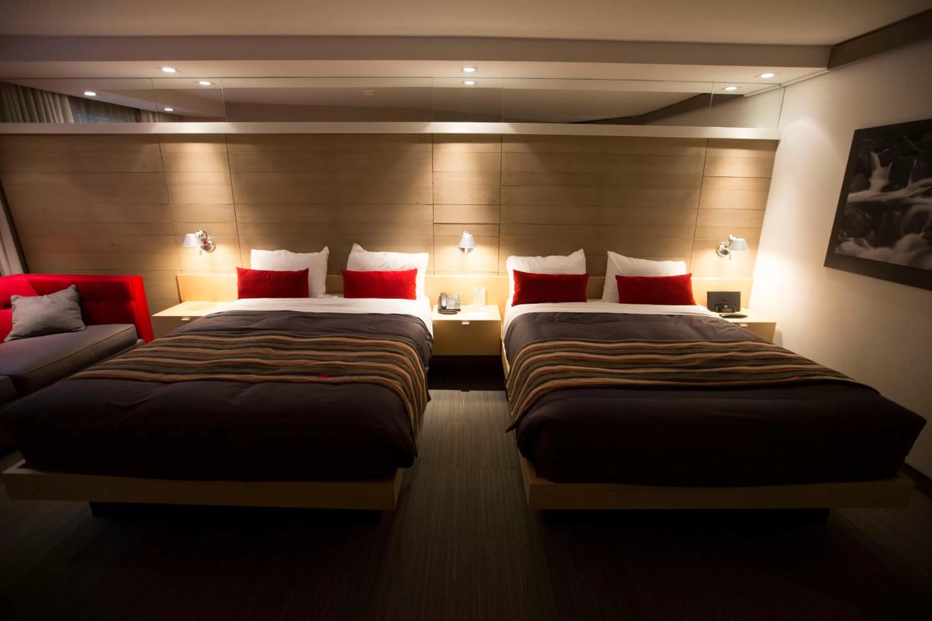 Photo of the whole room, Bed in Gîte du Mont-Albert - Sepaq