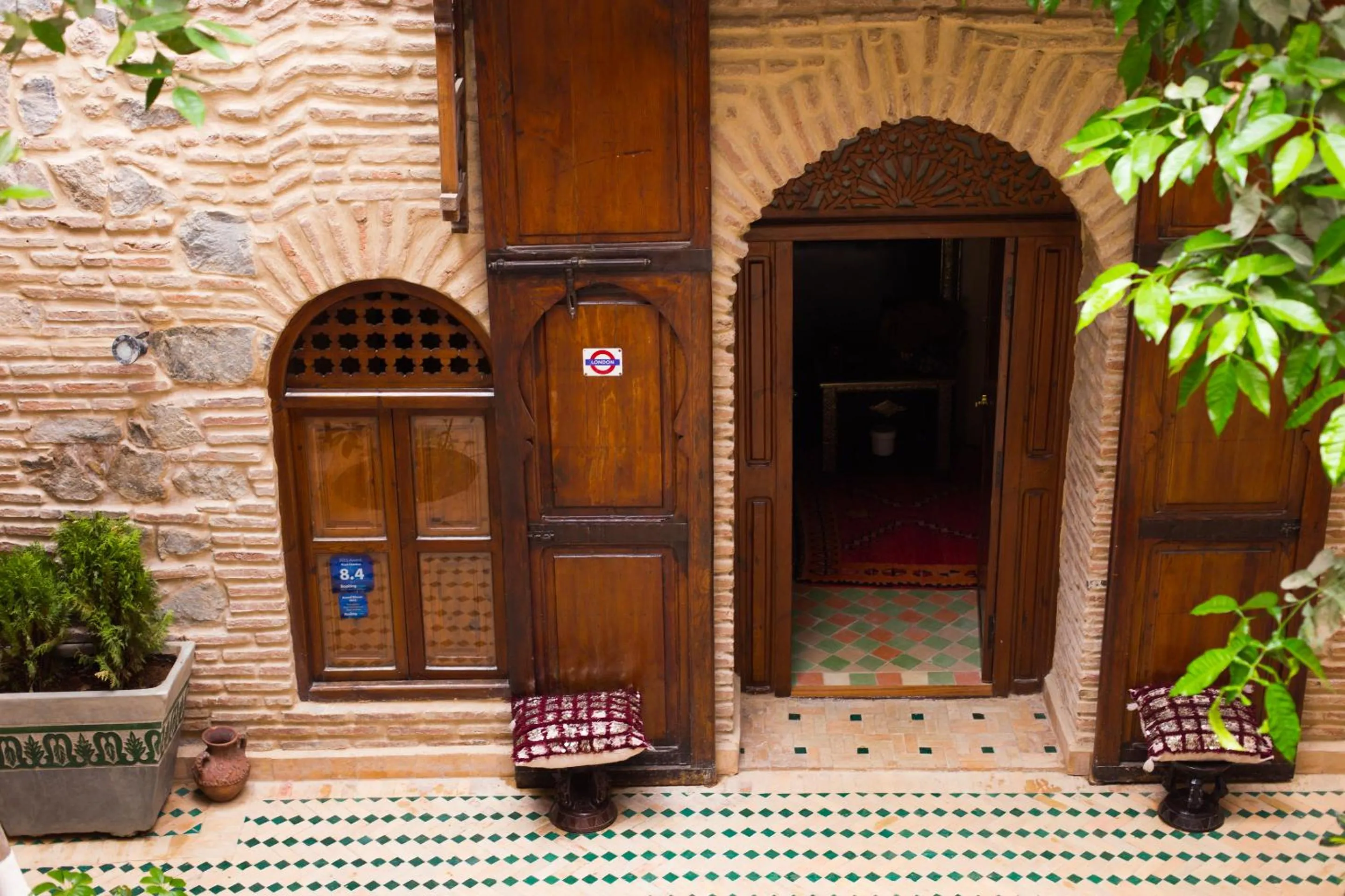 Facade/entrance in Riad Hidden