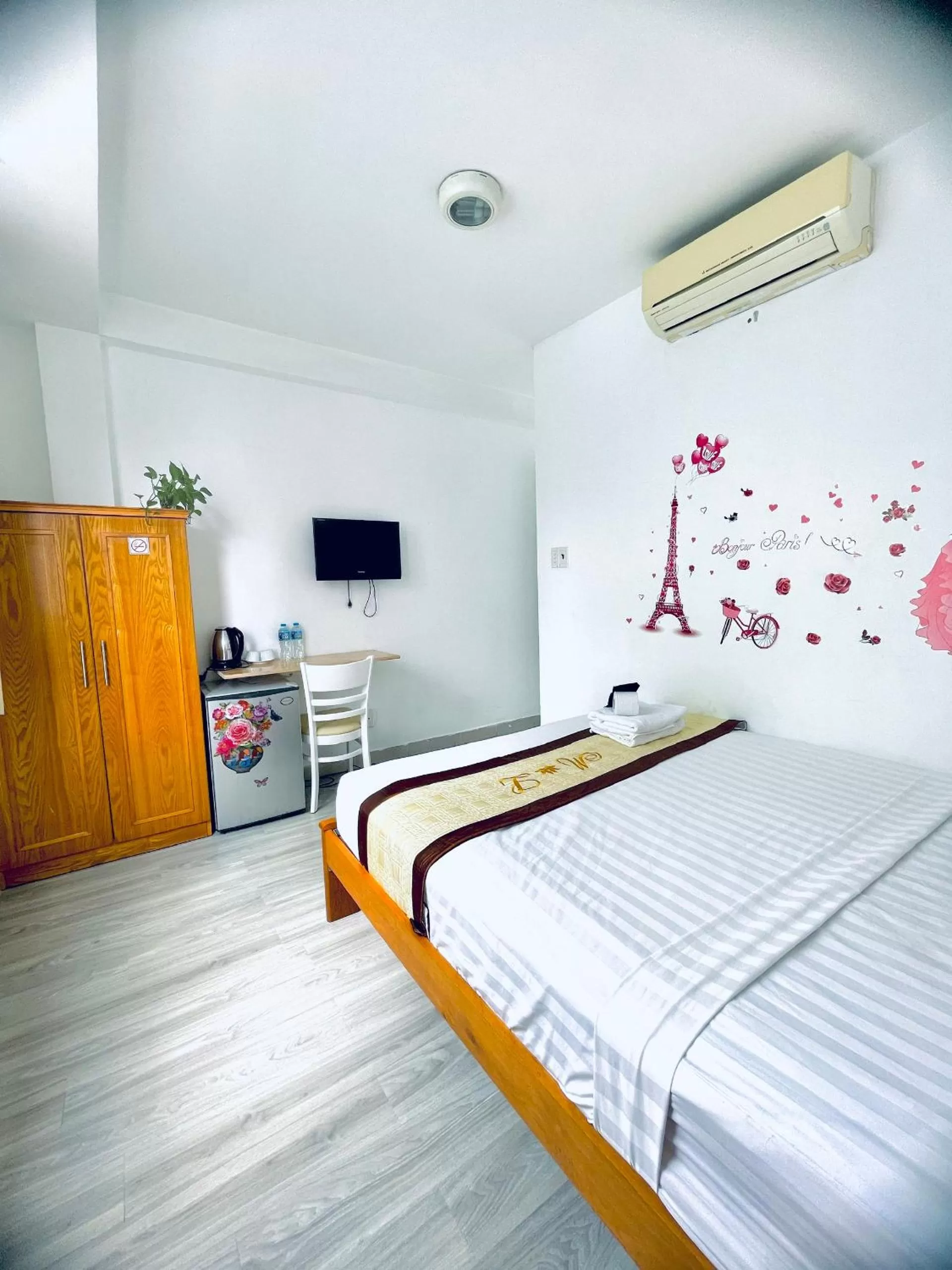 Bed in Marieline Hotel Pham Ngu Lao