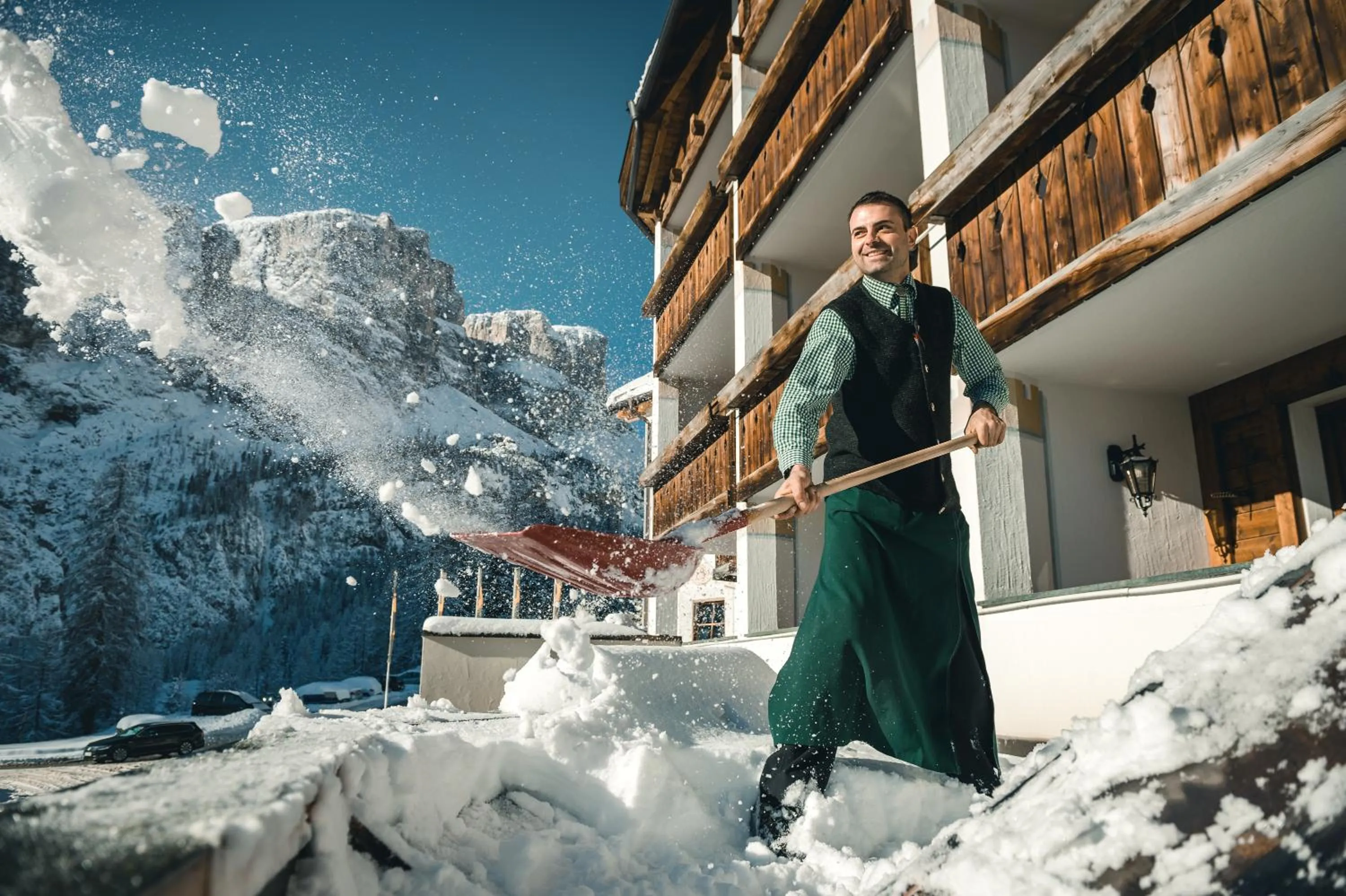 Facade/entrance in Kolfuschgerhof Mountain Resort