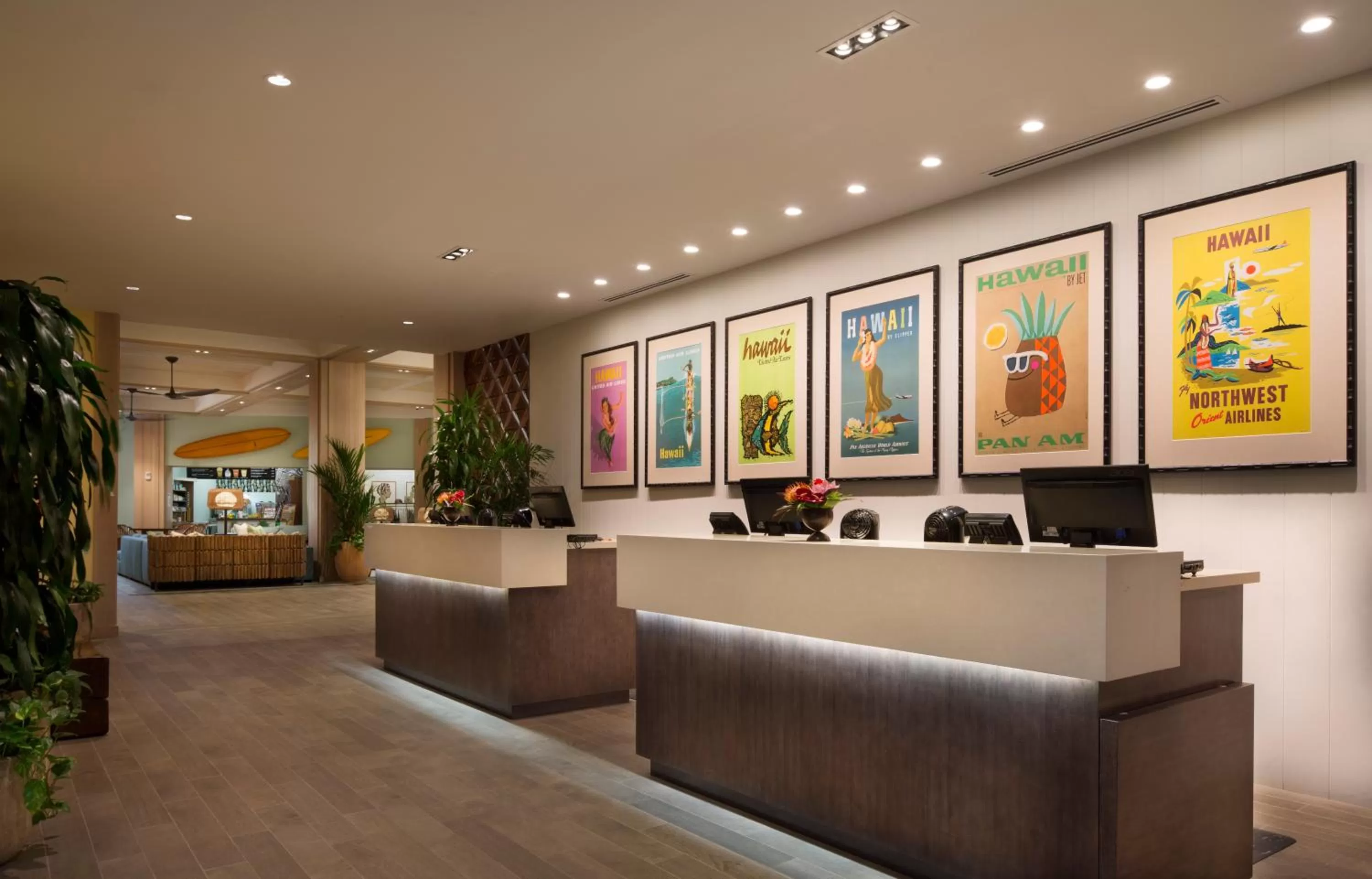 Lobby or reception in Queen Kapiolani Hotel