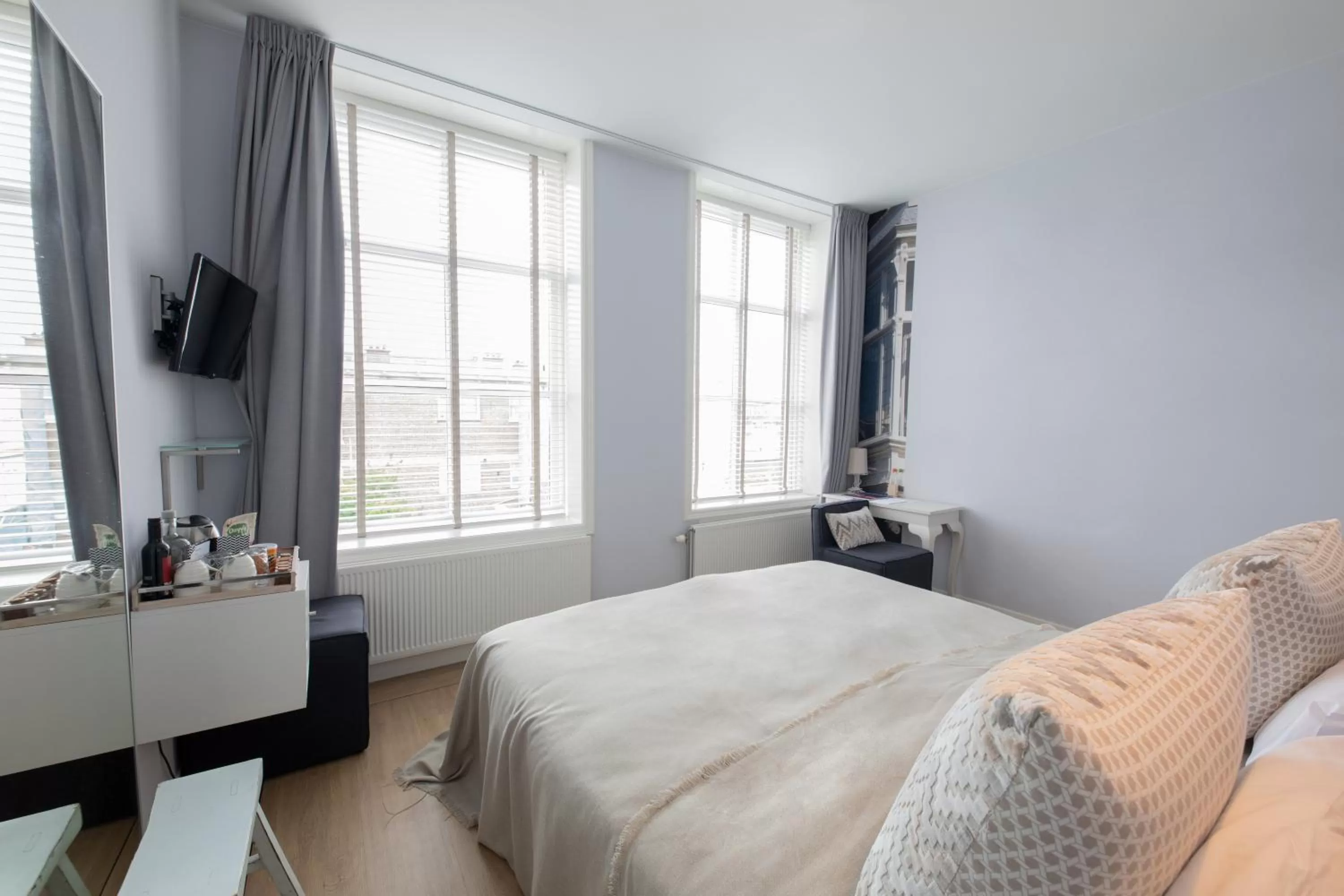 Bed in Stadsvilla Hotel Mozaic Den Haag