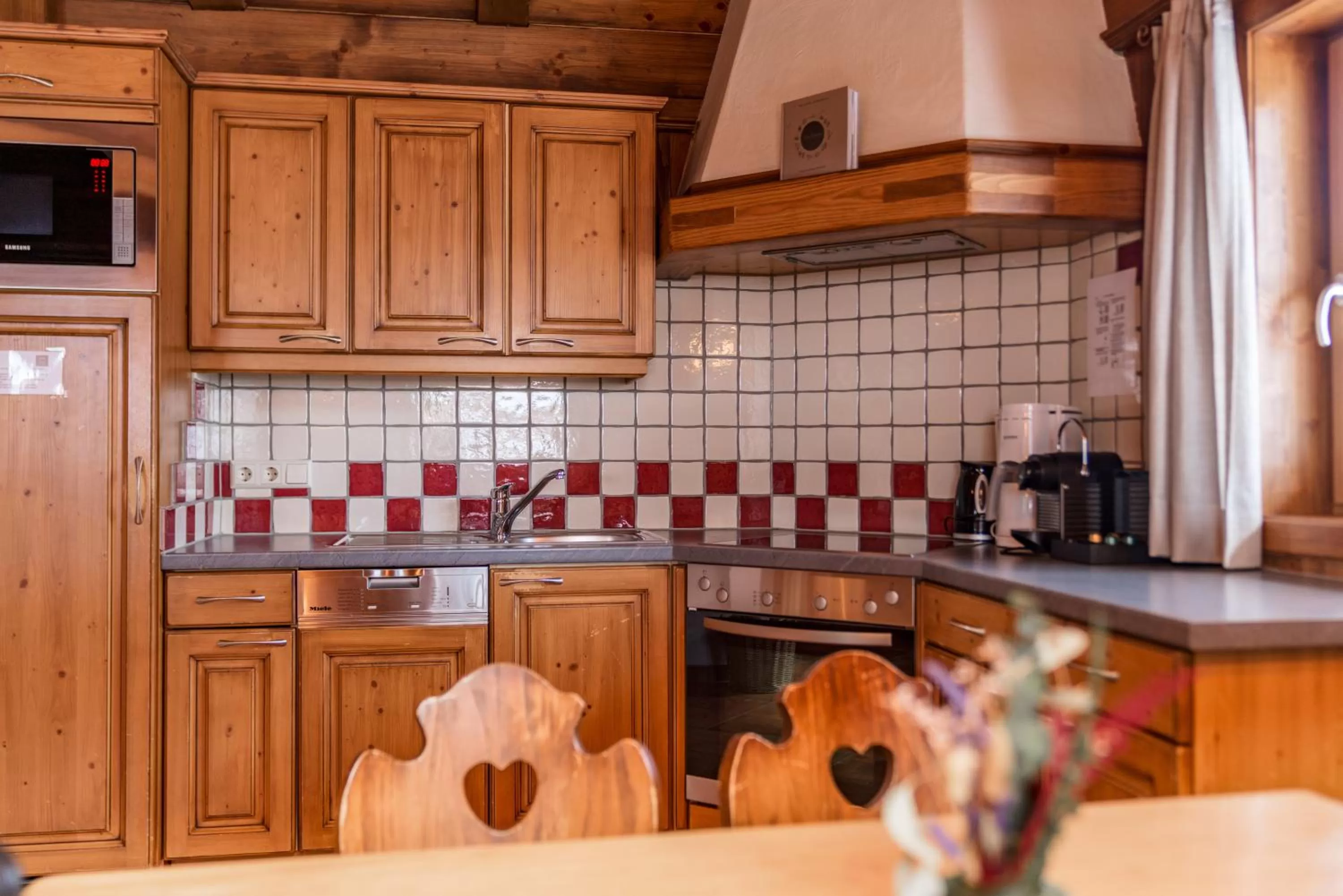 Kitchen or kitchenette in Almwelt Austria