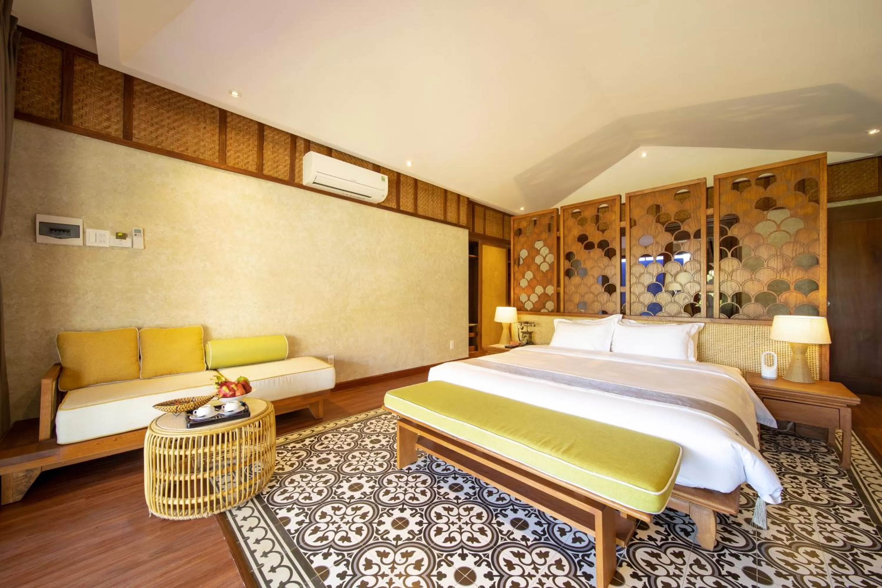 Bed in Sao Mai Beach Resort