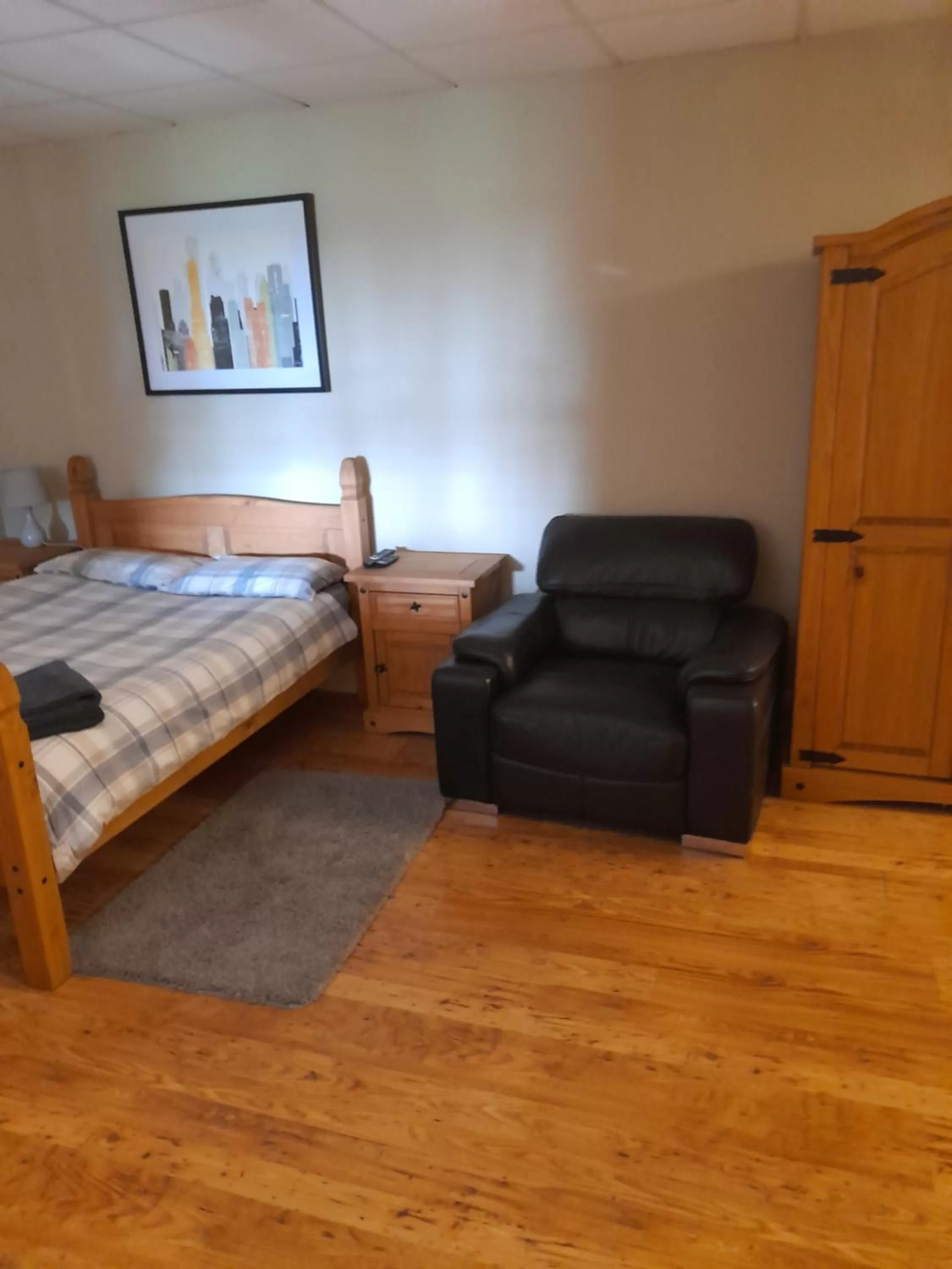 Bed in Black Bull Inn