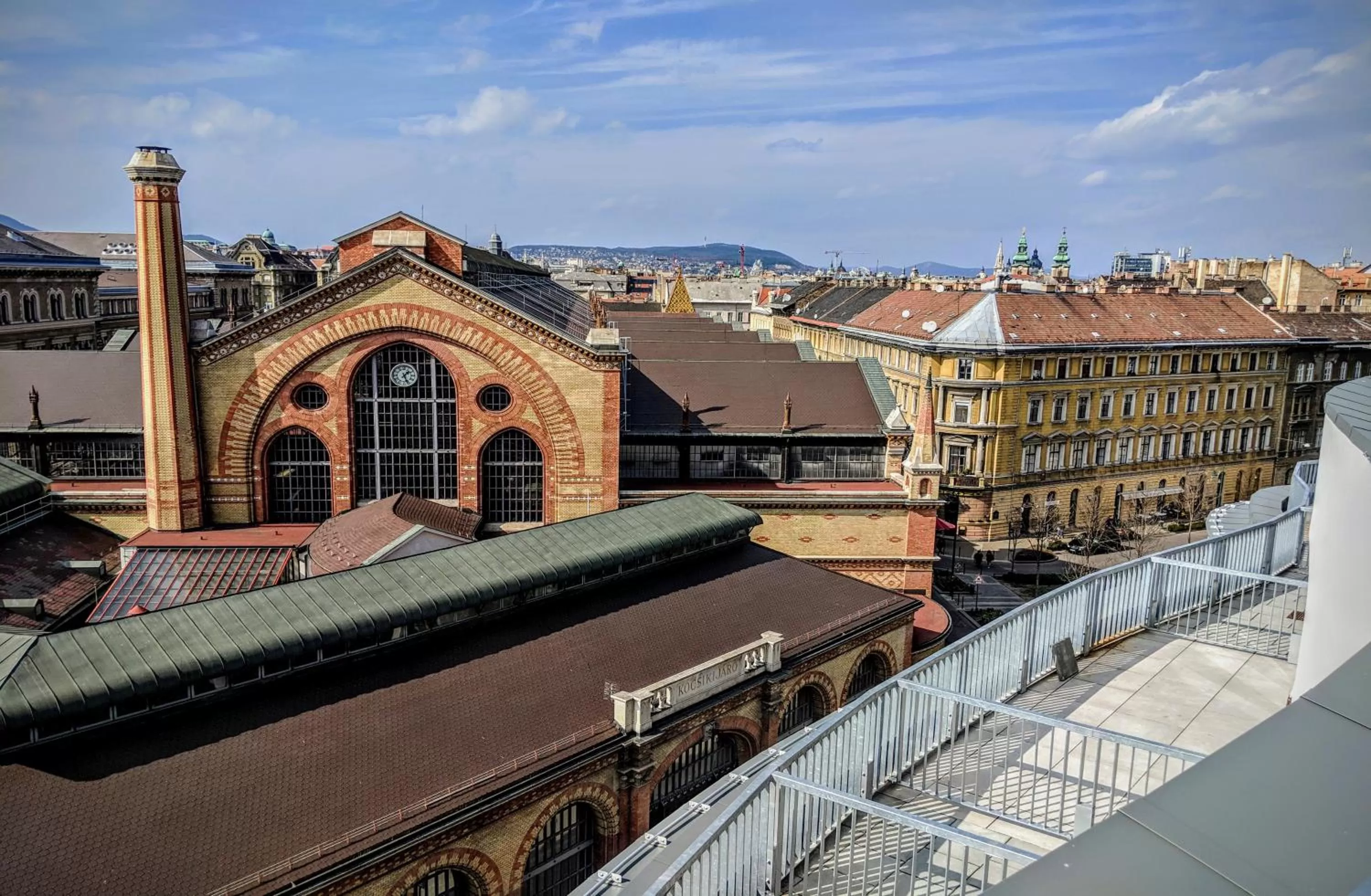 Bird's eye view in MEININGER Budapest Great Market Hall