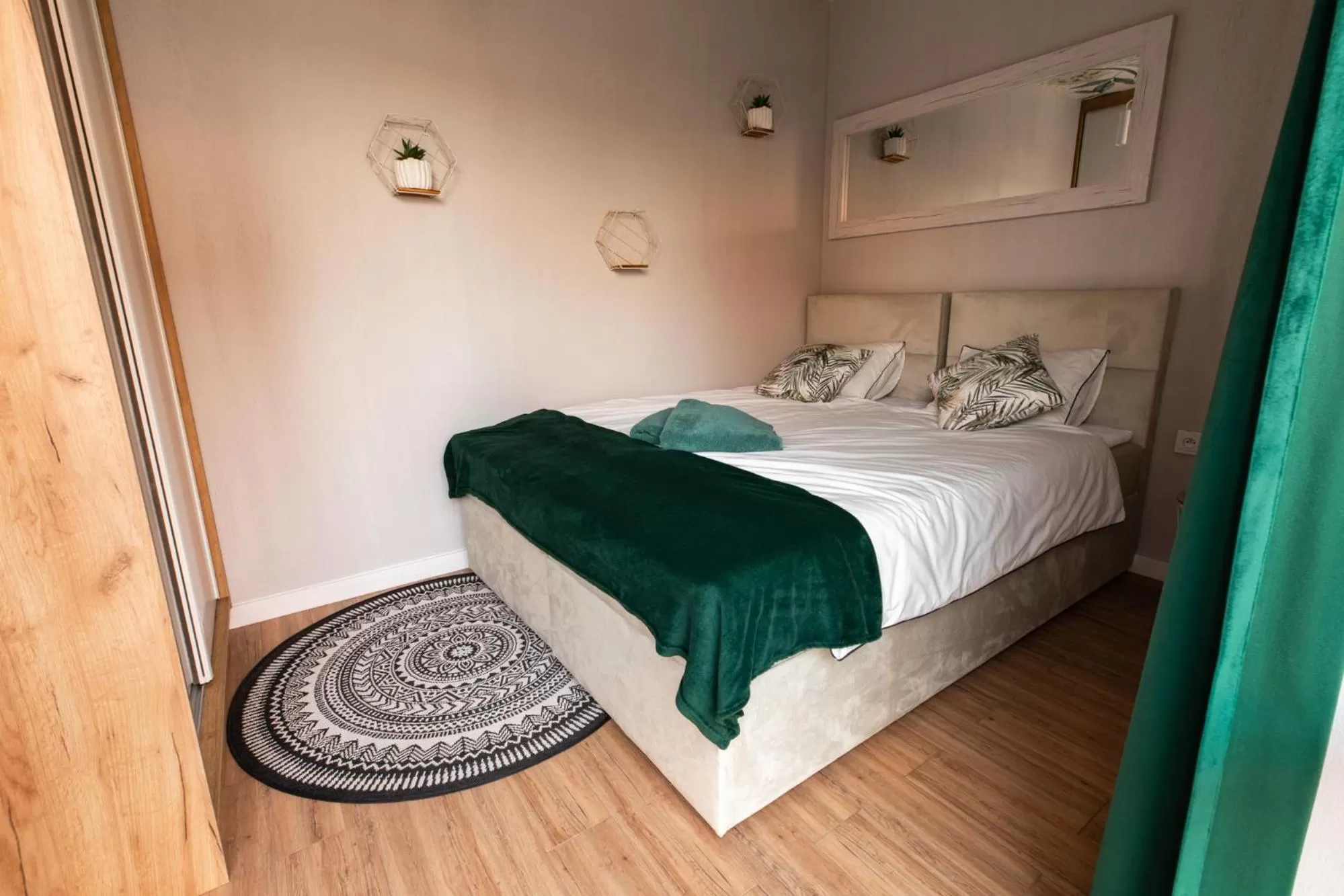 Bedroom, Bed in Stylowe Apartamenty Plewiska