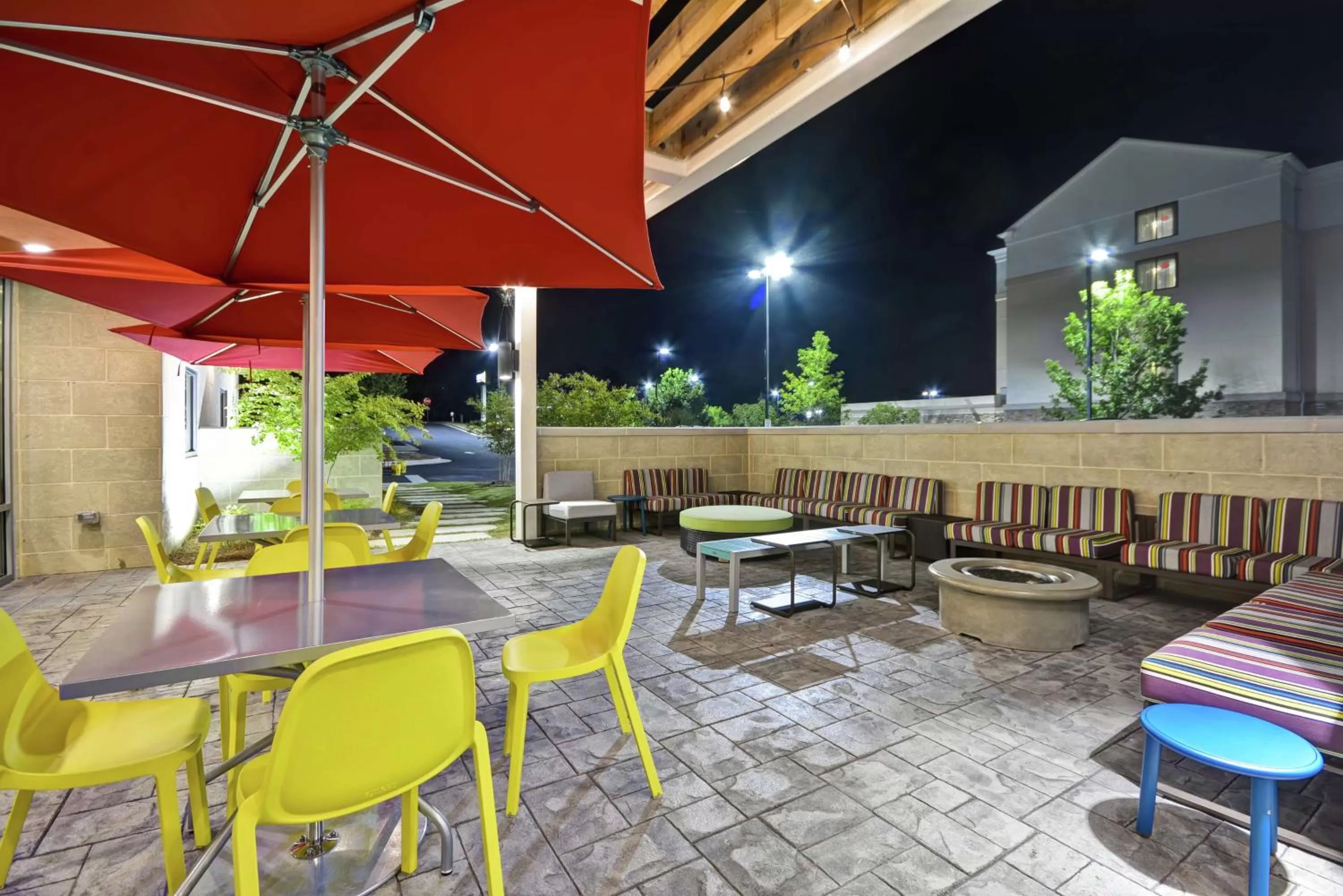Patio in Home2 Suites By Hilton Atlanta Lithia Springs