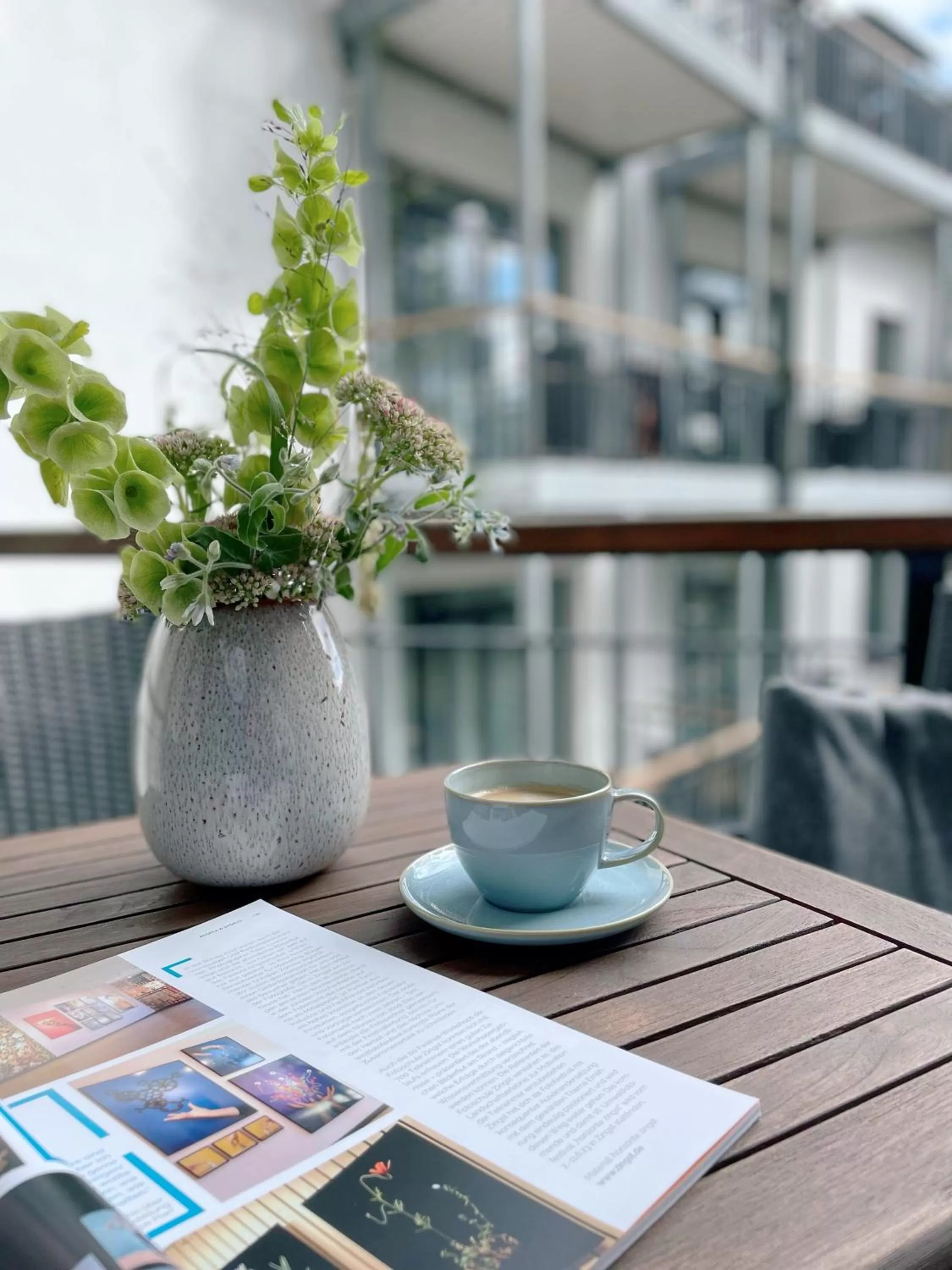 Balcony/Terrace in The Green Rostock Apartment Hotel