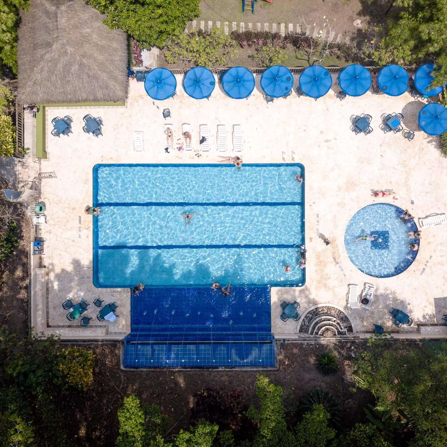 Bird's eye view, Floor Plan in Rio Escondido