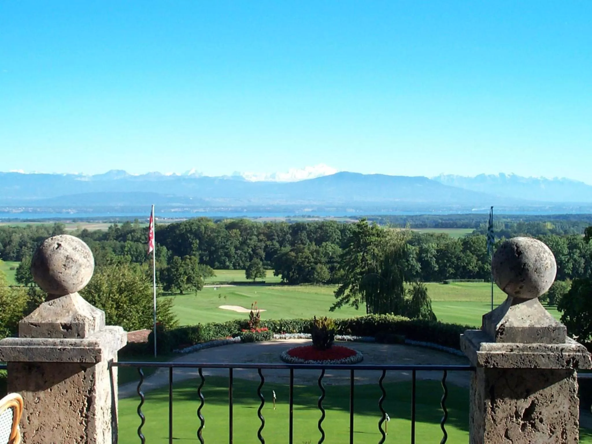 View (from property/room) in Château de Bonmont