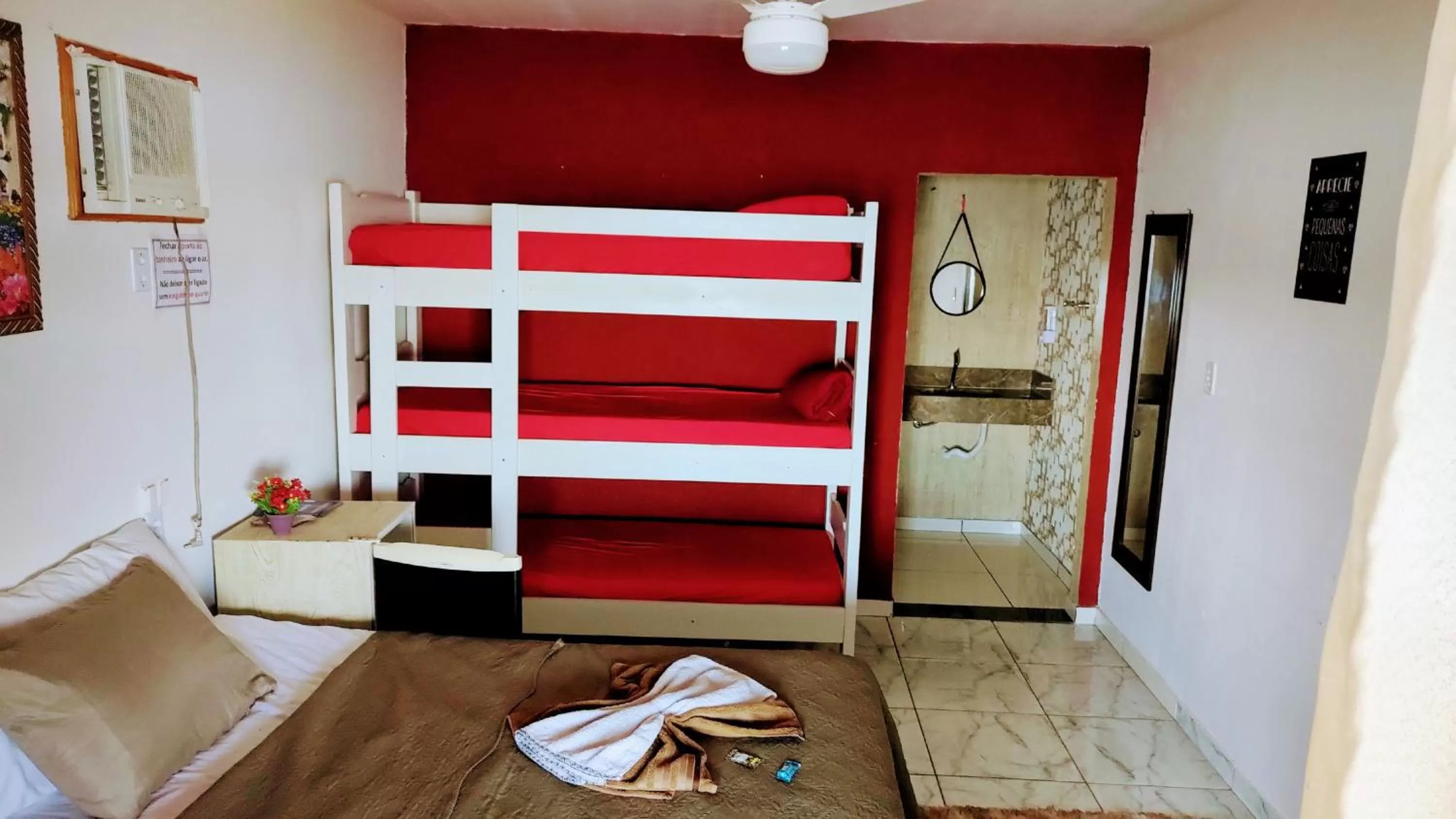 Bed in Pousada Bela Vista Maricá