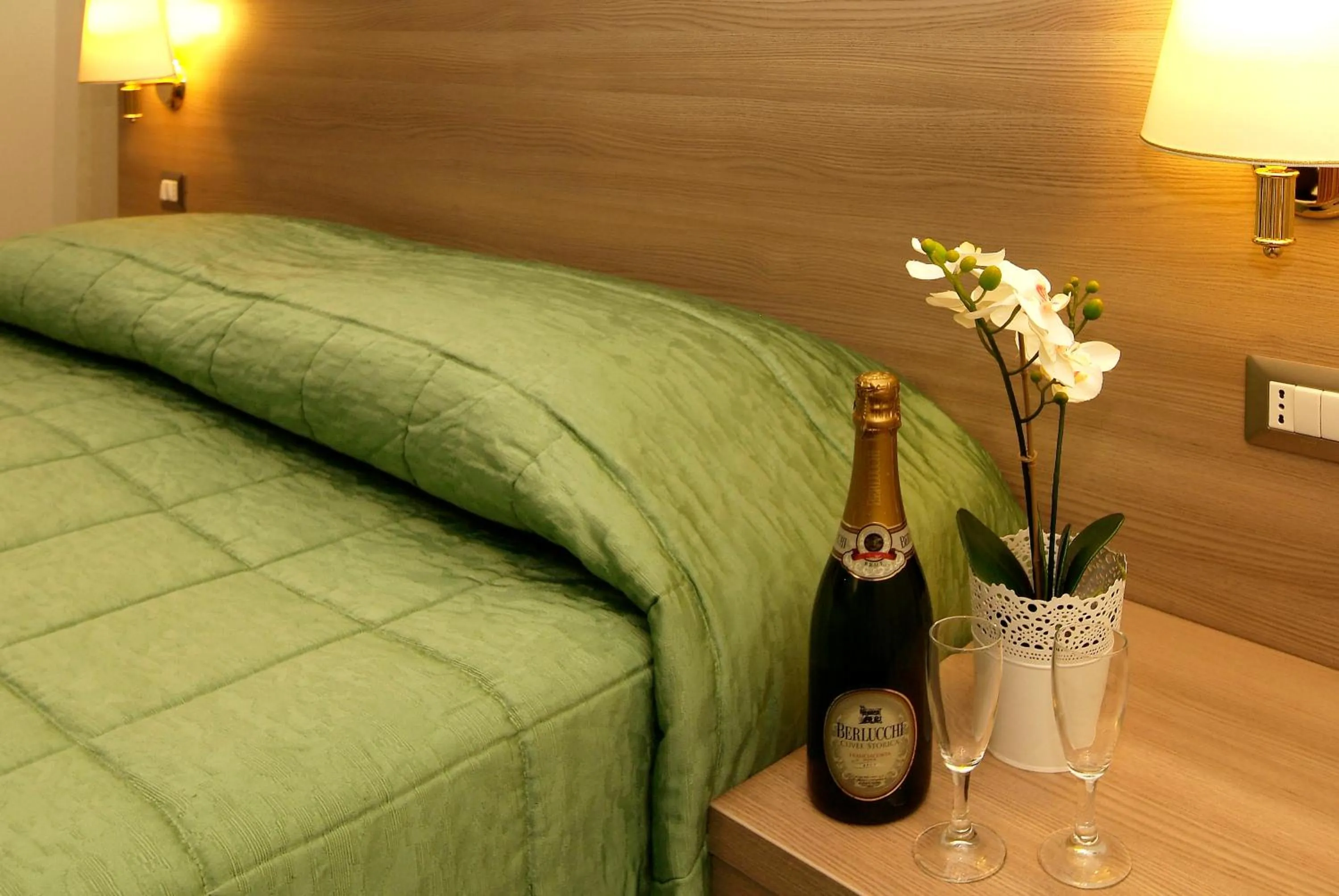 Bed in Hotel Argentina