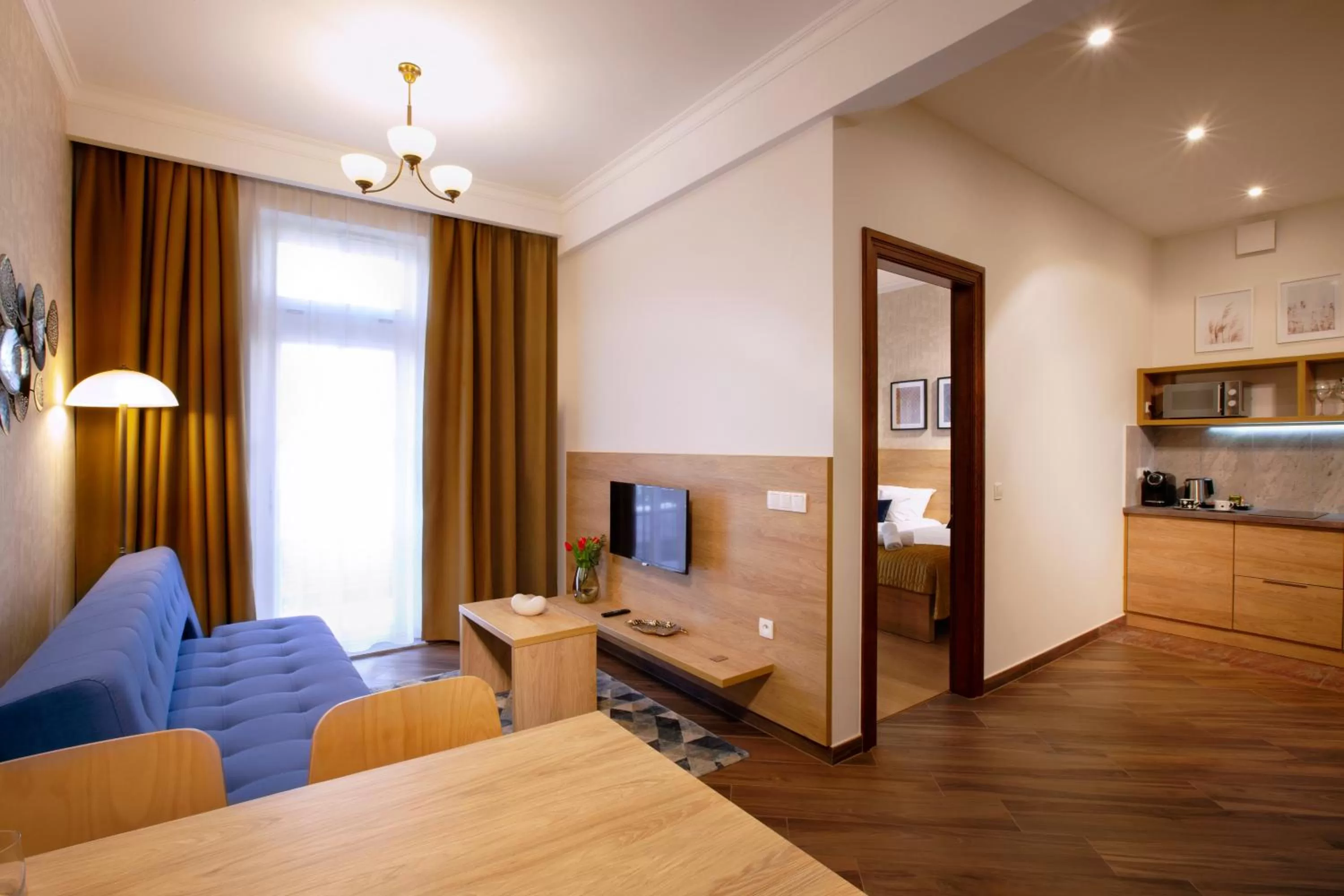 Kitchen or kitchenette in Portal House Apartments