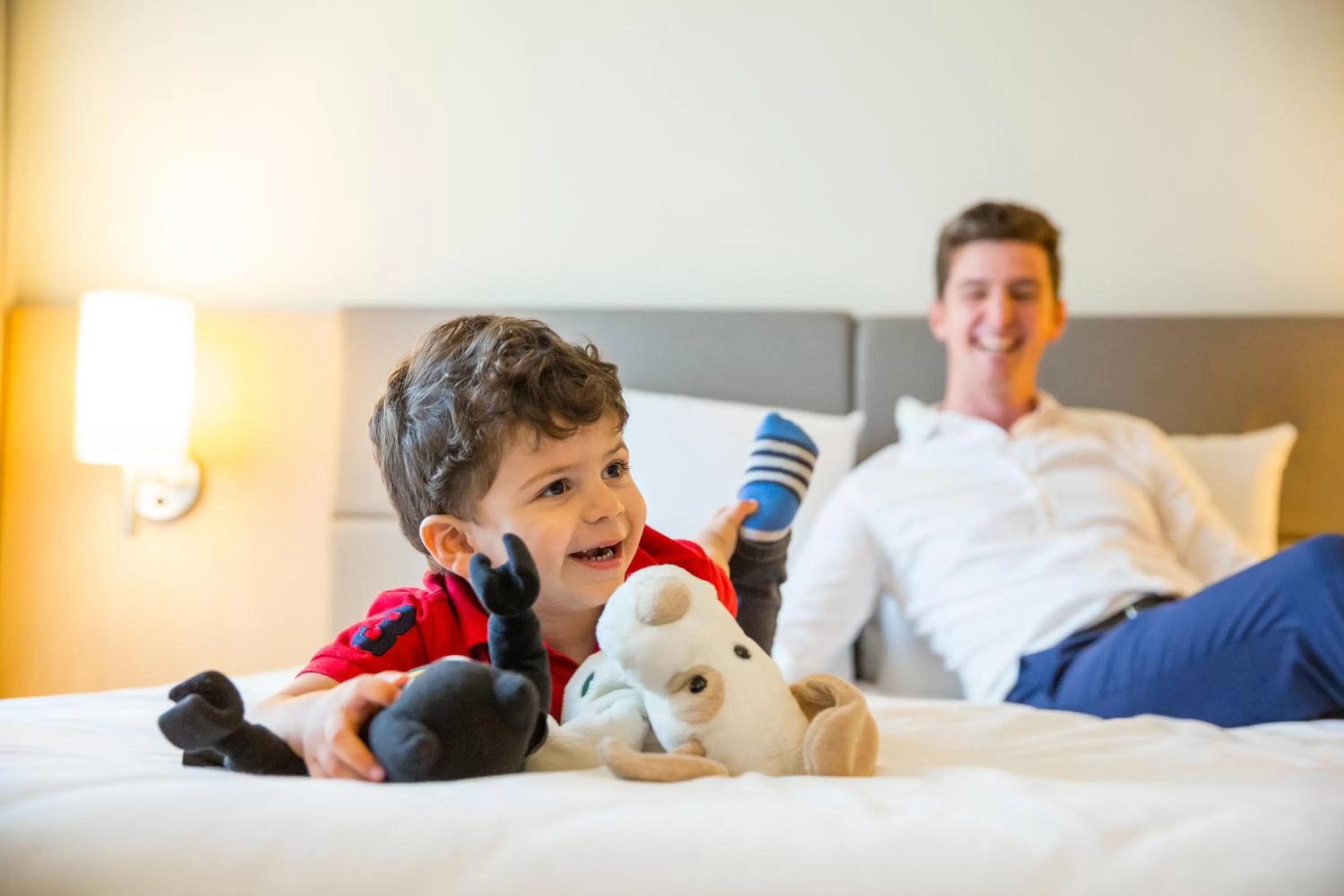 People, Bed in Novotel Suites Mall Avenue Dubai