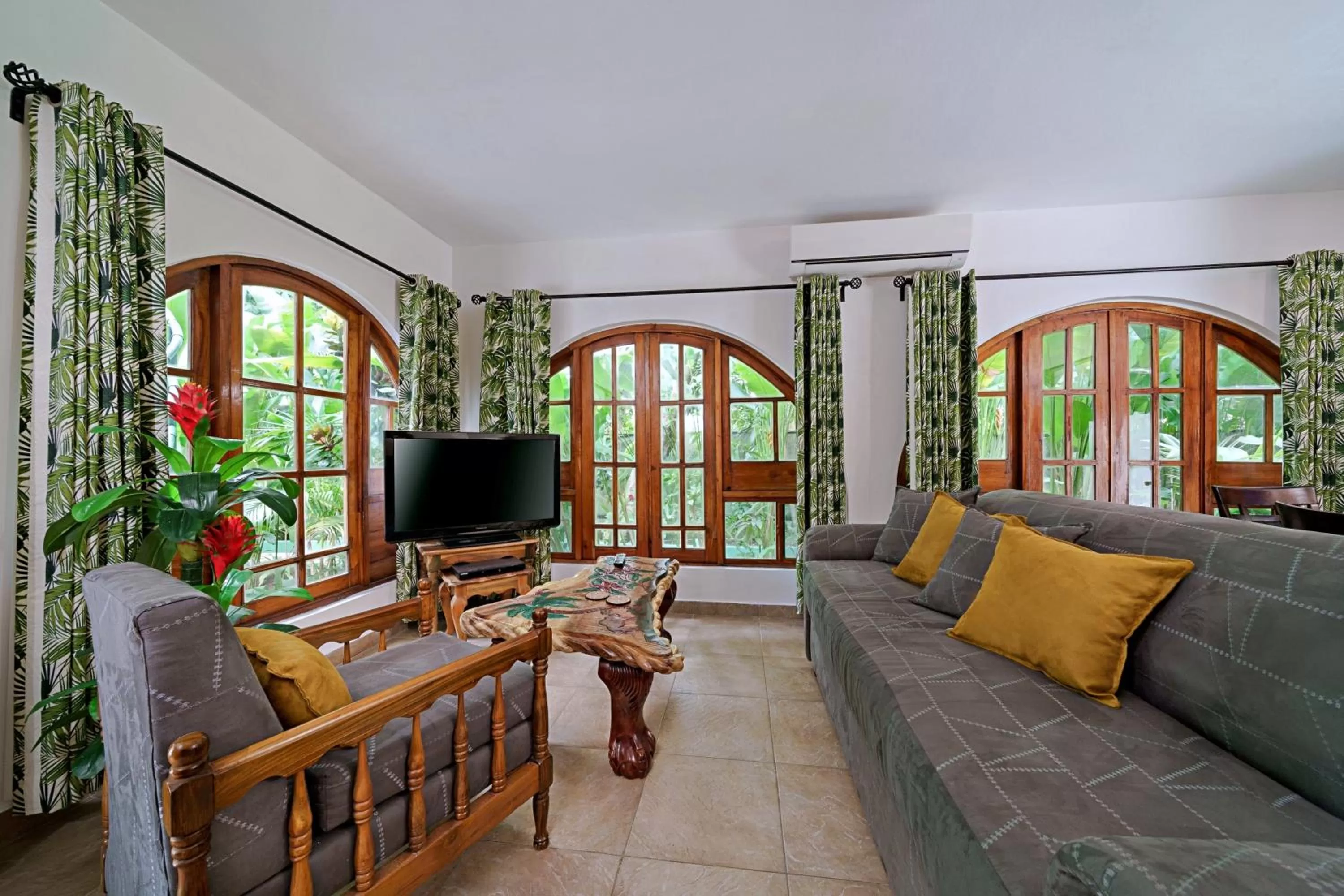 Living room in Beach House Condos, Negril