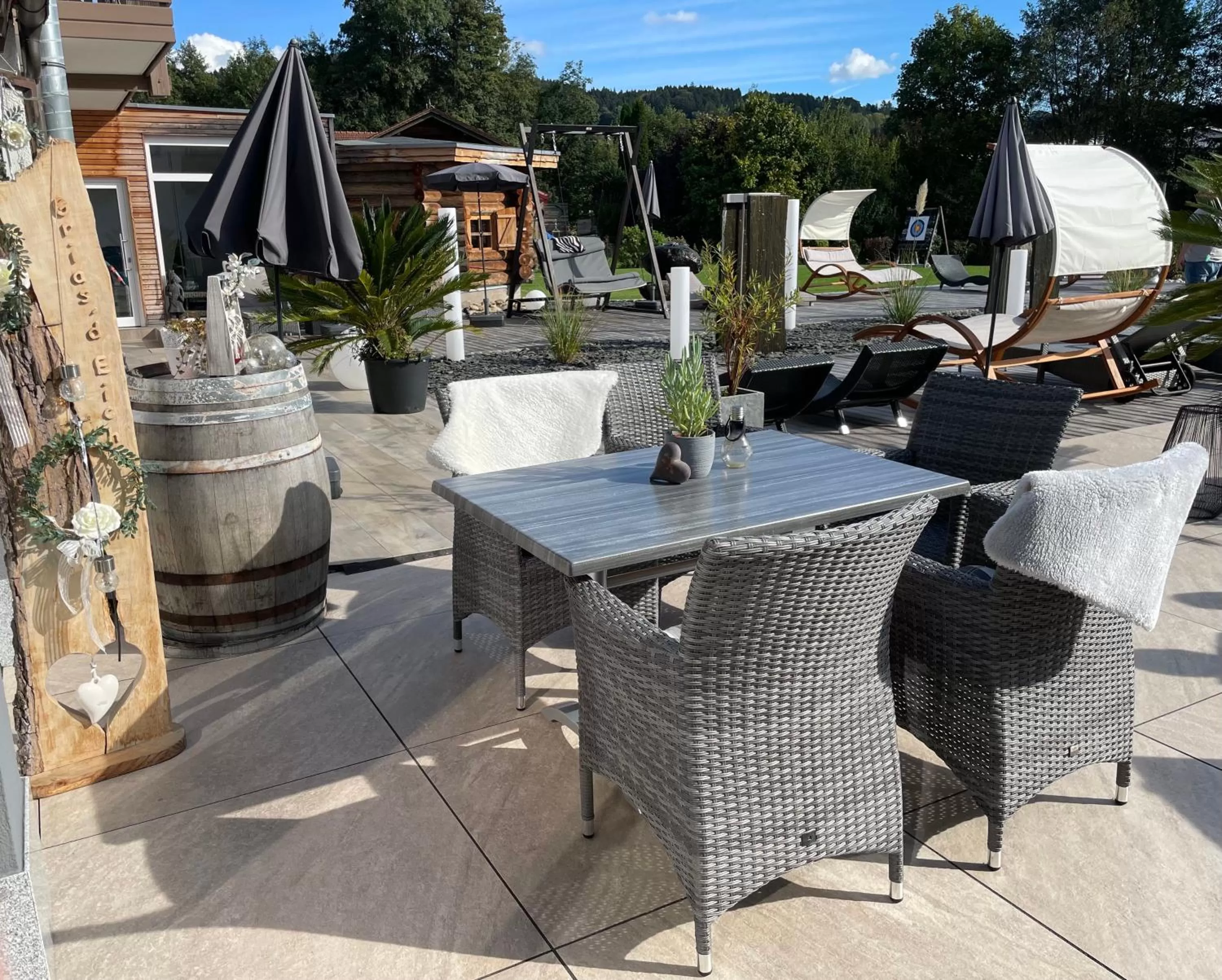 Garden in Sporthotel Bernrieder Hof GmbH