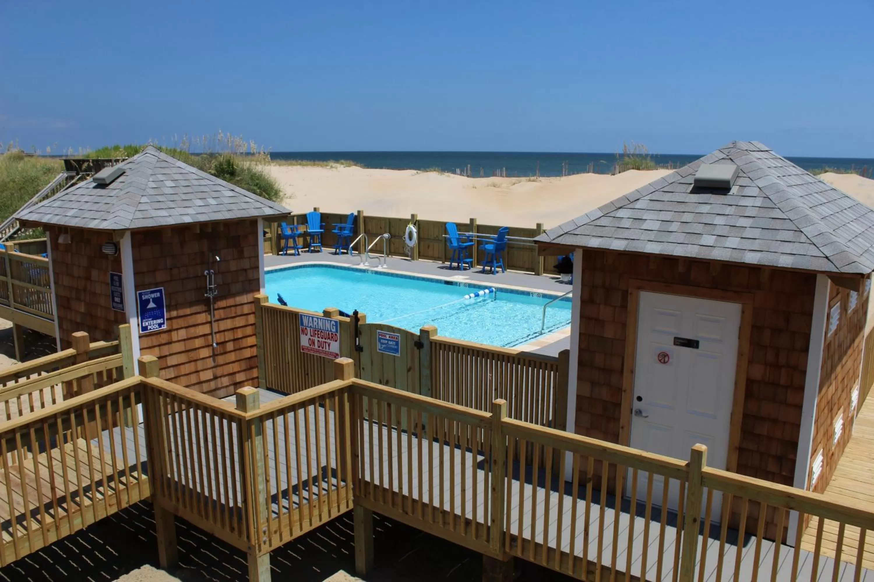 Swimming pool in Whalebone Ocean Cottages by KEES Vacations