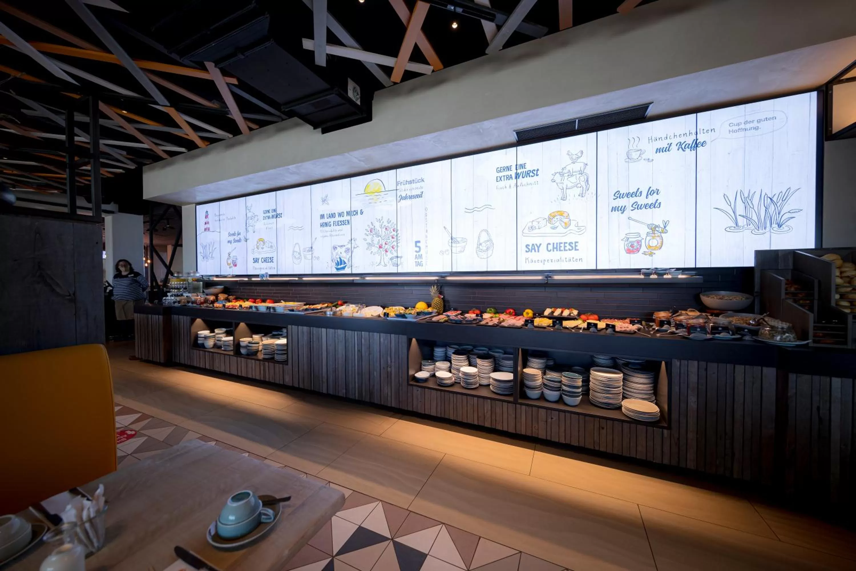 Buffet breakfast in SlowDown Travemünde