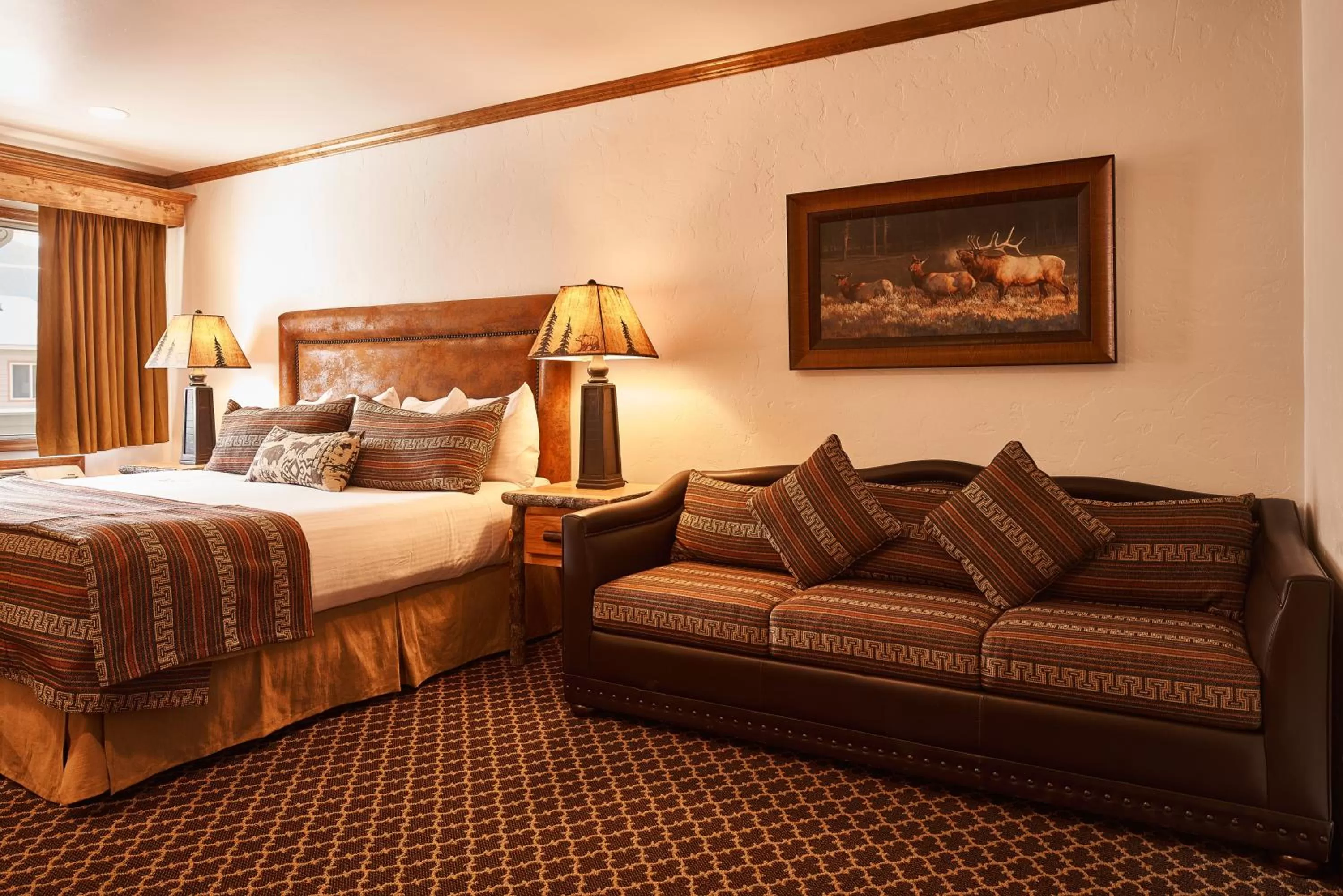 Bedroom, Bed in Parkway Inn of Jackson Hole