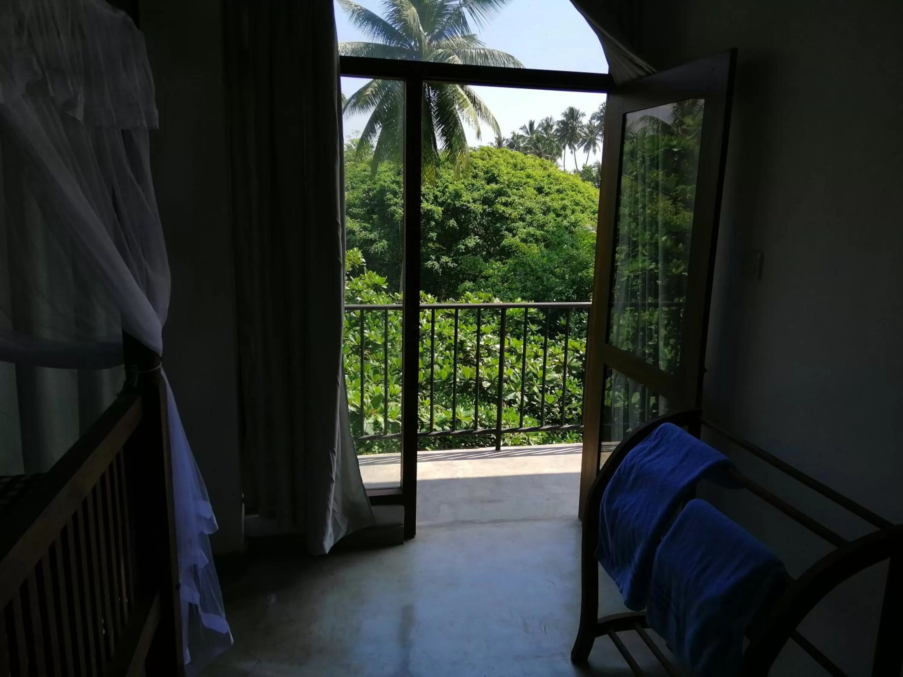 Garden view in Green Almond Hotel