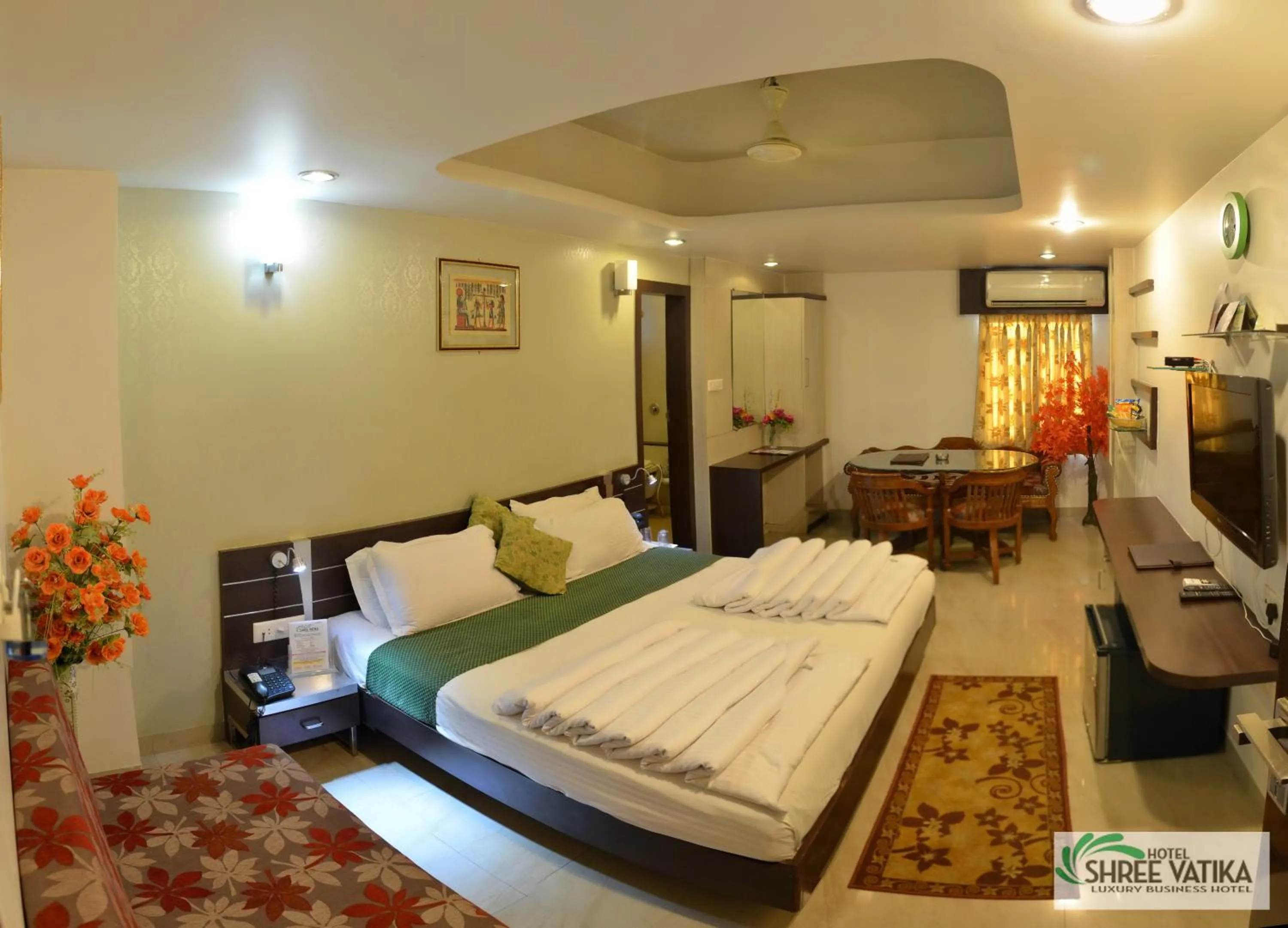 Photo of the whole room, Bed in Hotel Shree Vatika