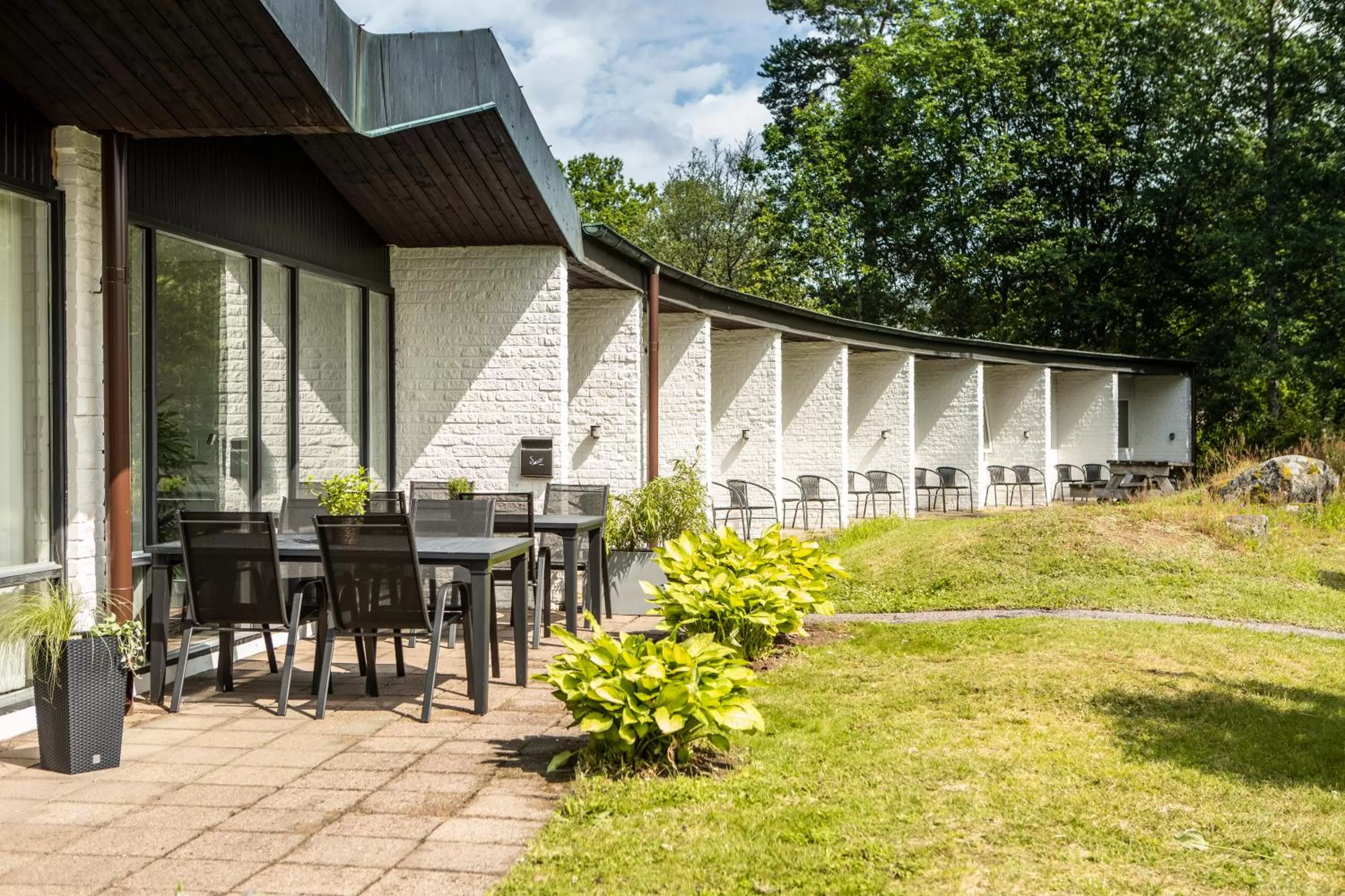 Patio in Hotell Solhem Park
