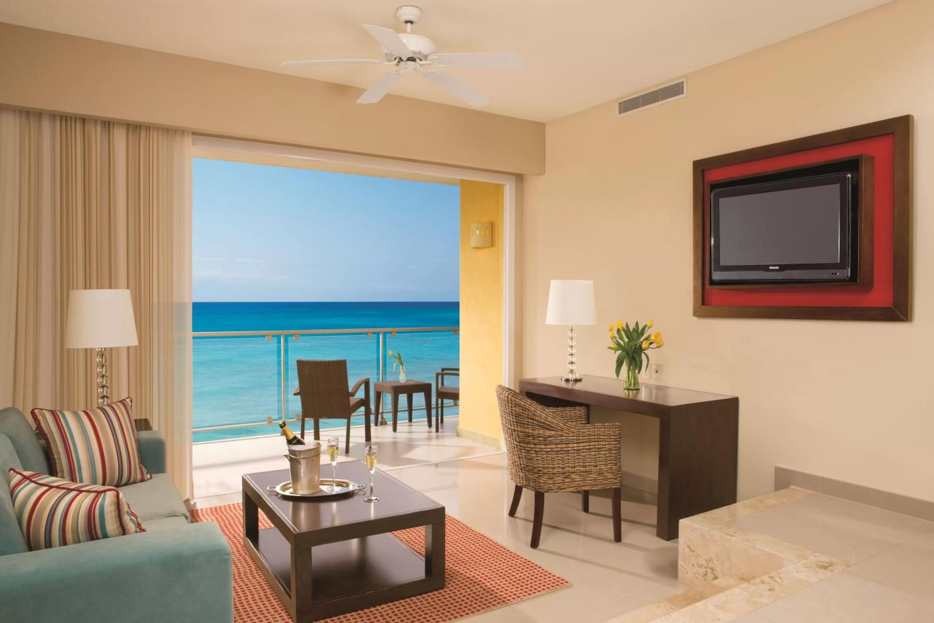 Balcony/Terrace in Dreams Jade Resort & Spa - All Inclusive