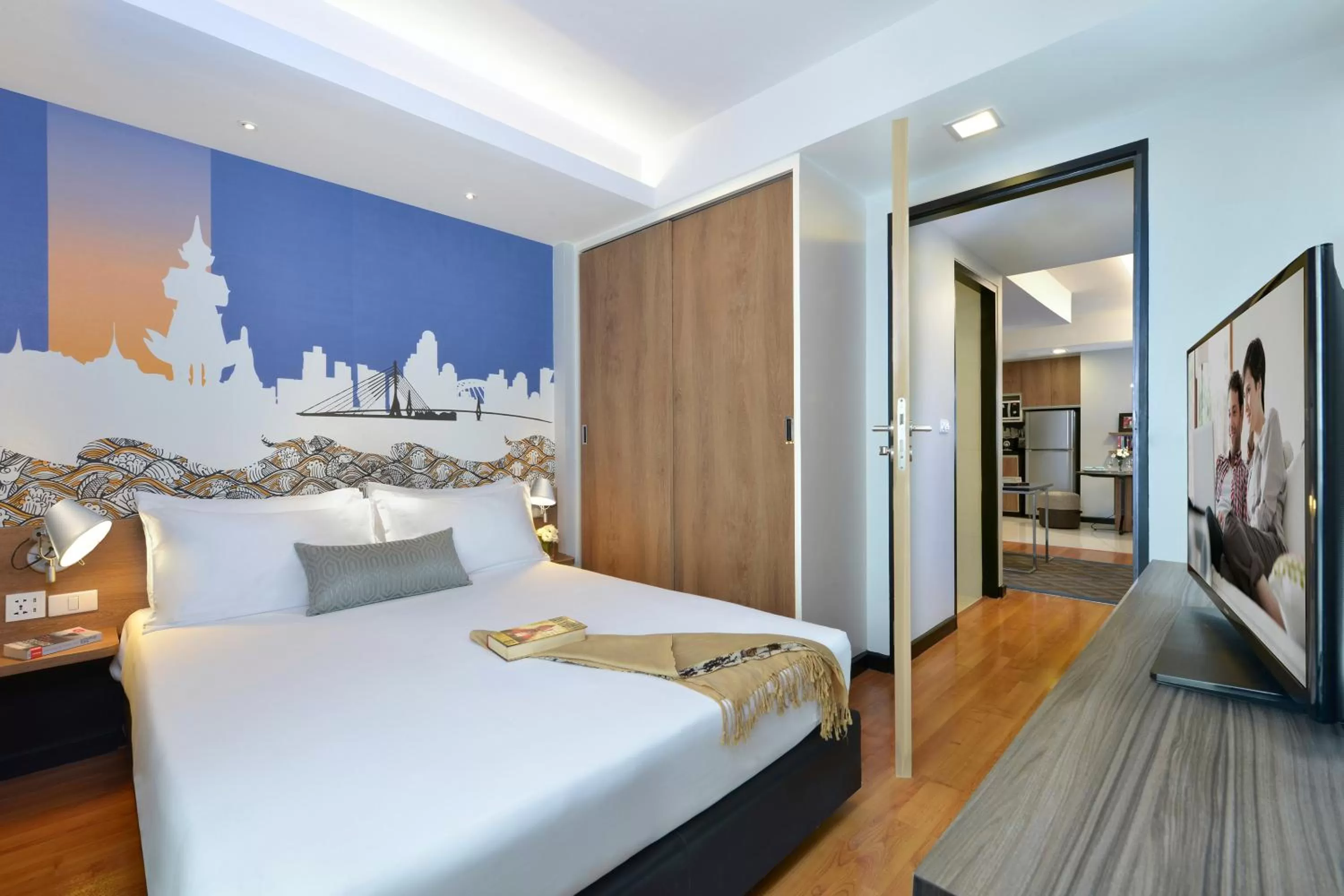 Bedroom, Bed in Citadines Sukhumvit 11 Bangkok