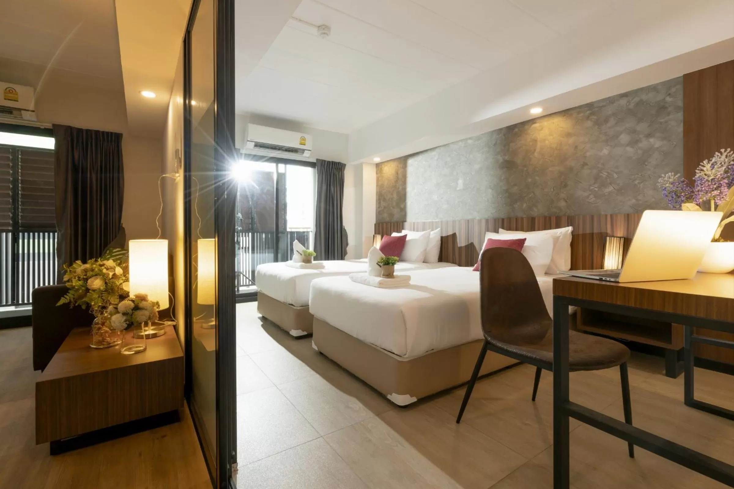 Bed in The Home Hotel SHA