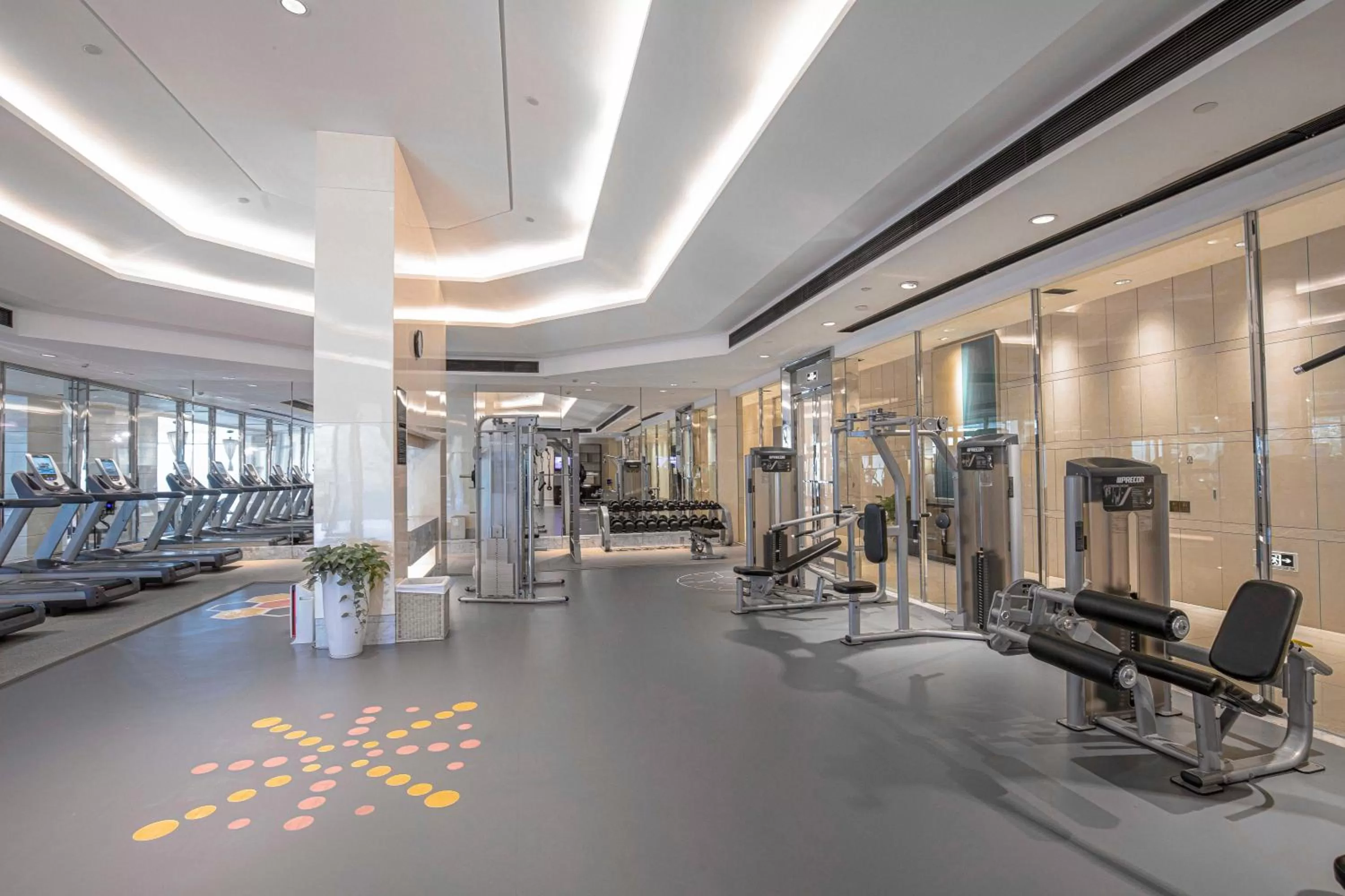 Fitness centre/facilities in Pan Pacific Serviced Suites Ningbo