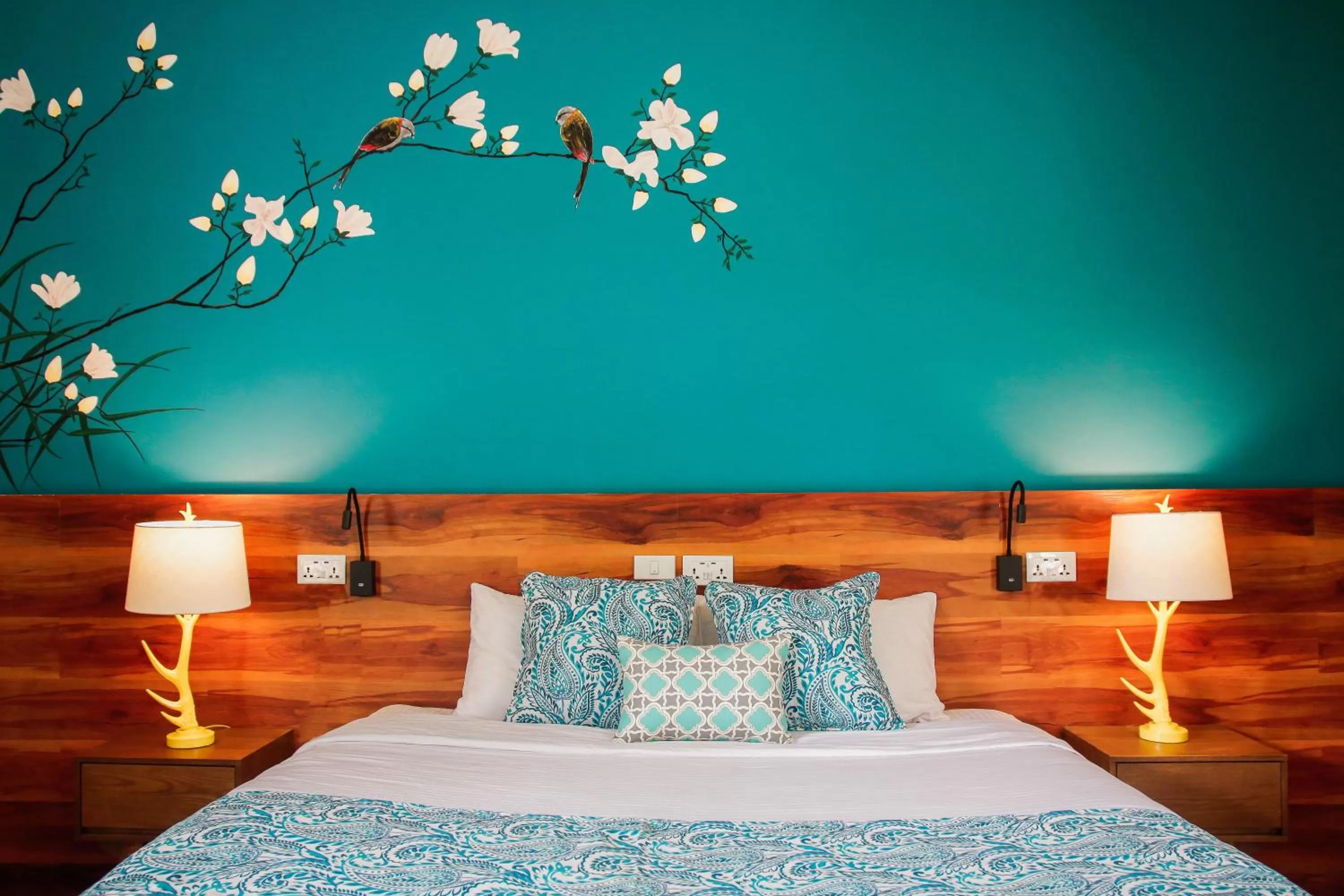 Bed in Hotel Kimberly Tagaytay