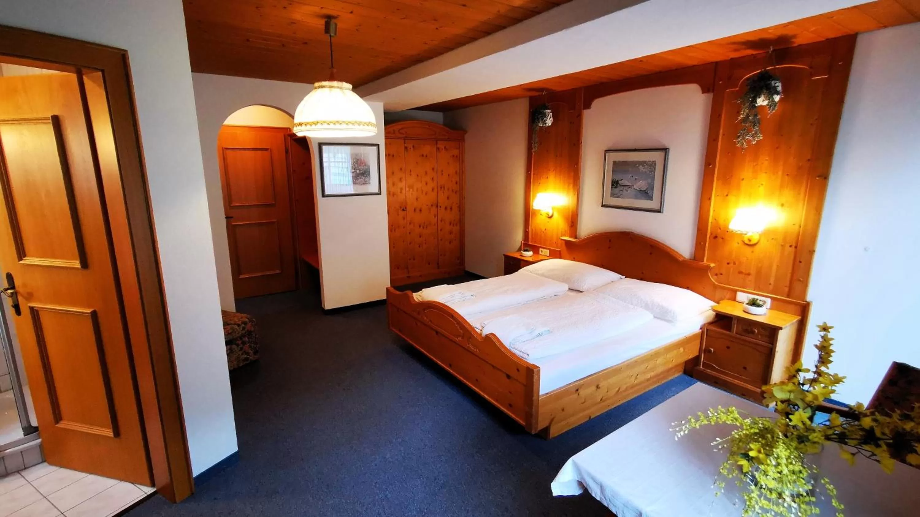 Bed in Gasthof Geronimo