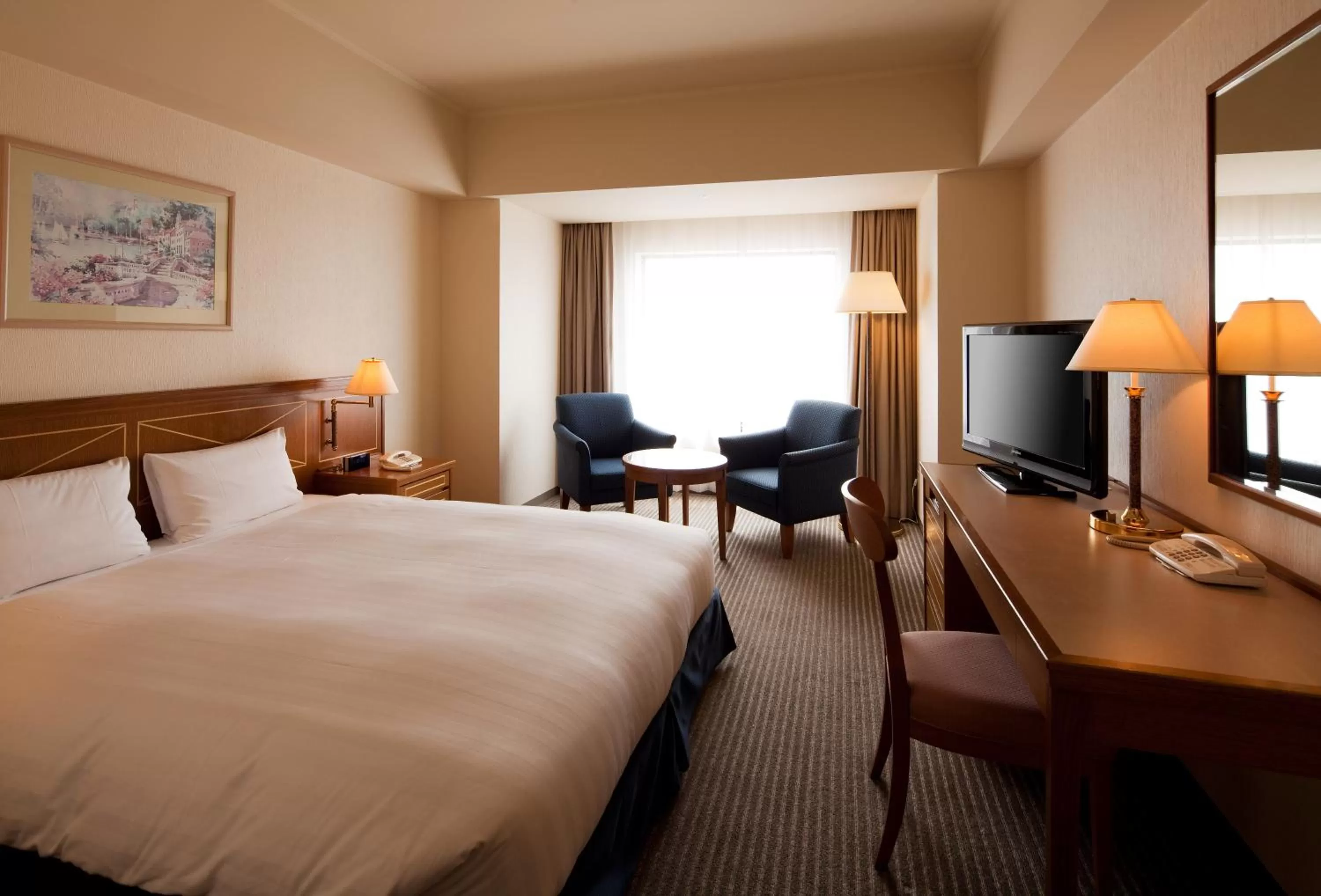 Photo of the whole room, Bed in HOTEL GRAND HILLS SHIZUOKA