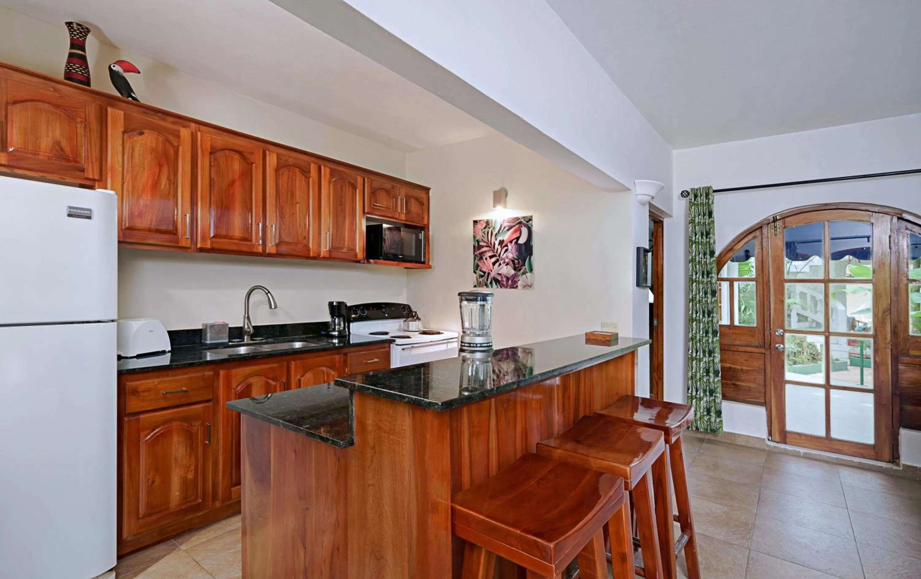 kitchen in Beach House Condos, Negril
