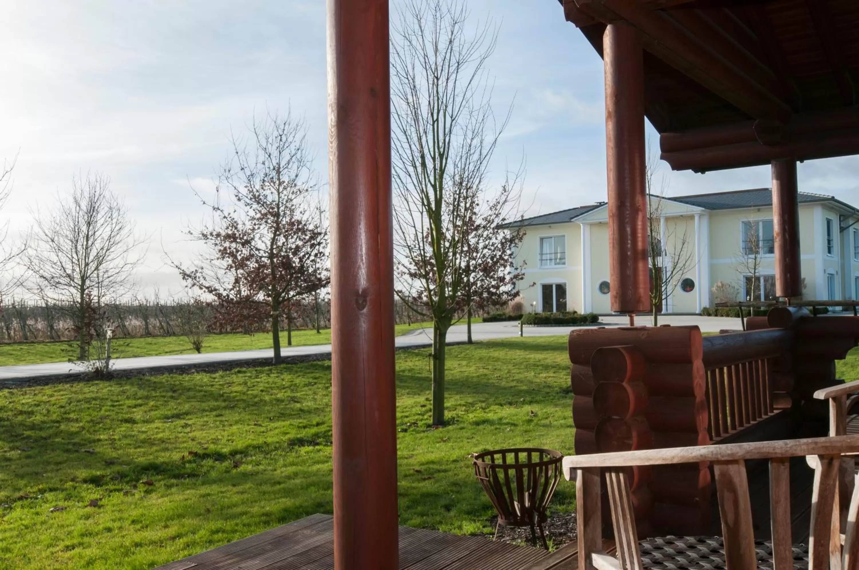 Garden view in Hotel Villa Altes Land