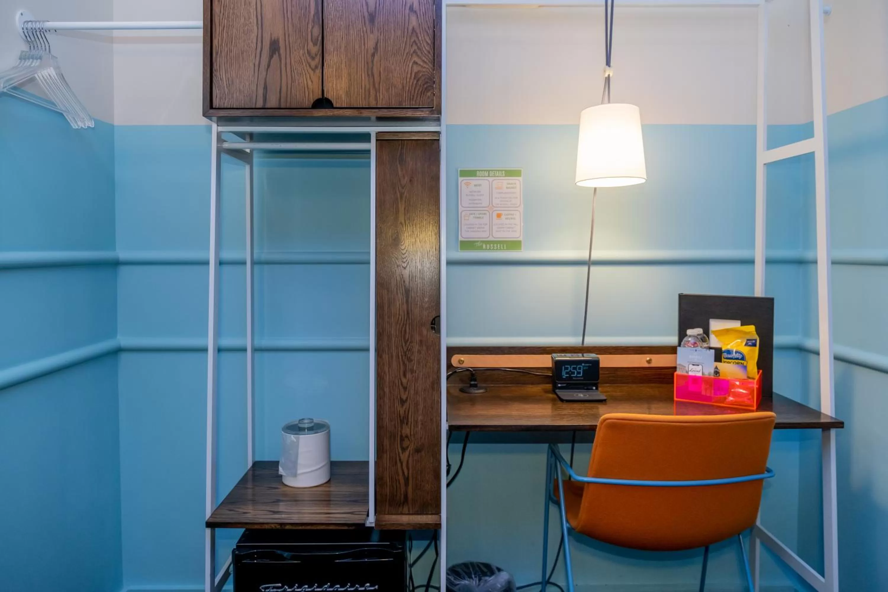 wardrobe in The Russell