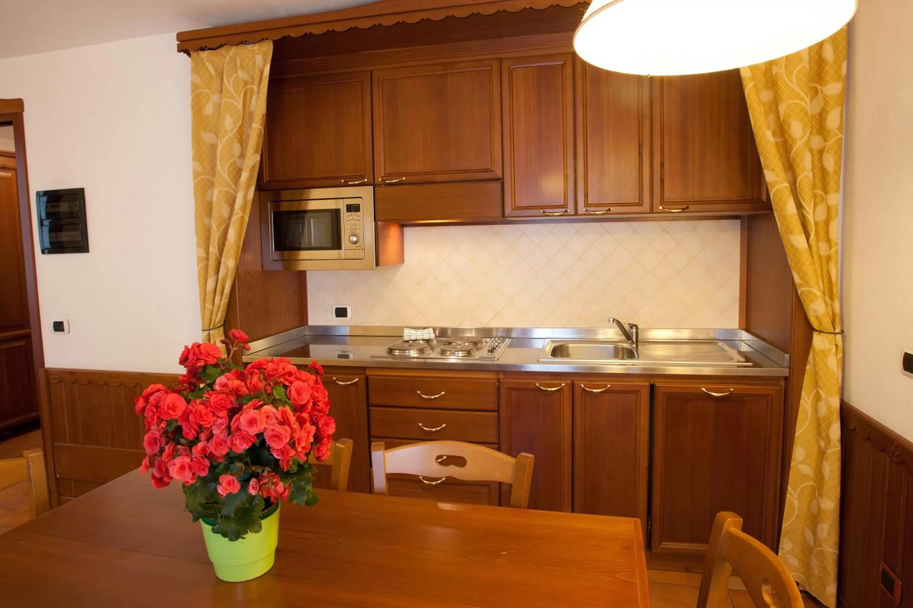Kitchen or kitchenette in Residence Le Grand Chalet