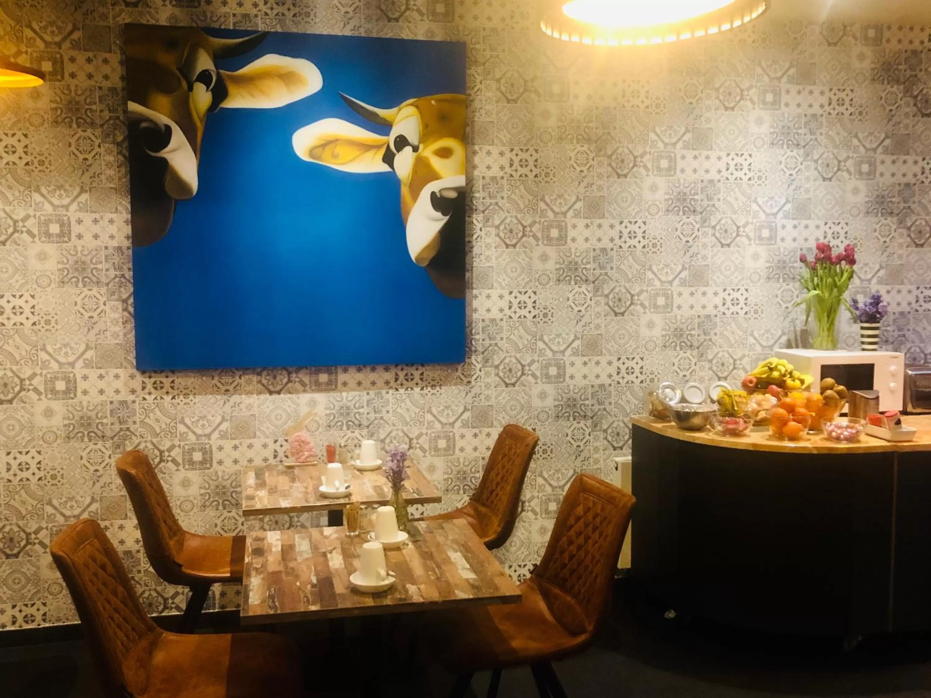 Seating area in Hotel José