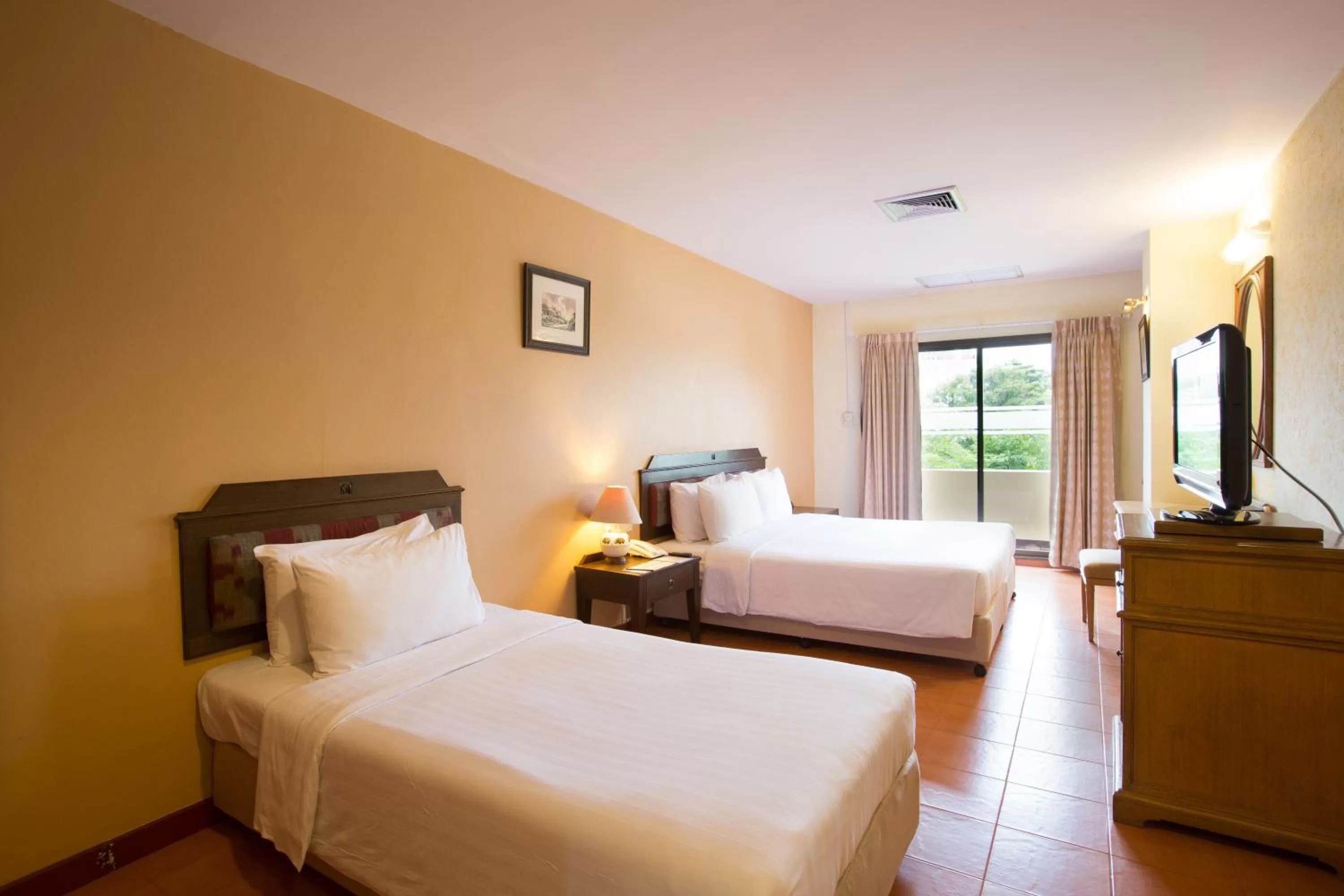 Bed in Night Bazaar Place