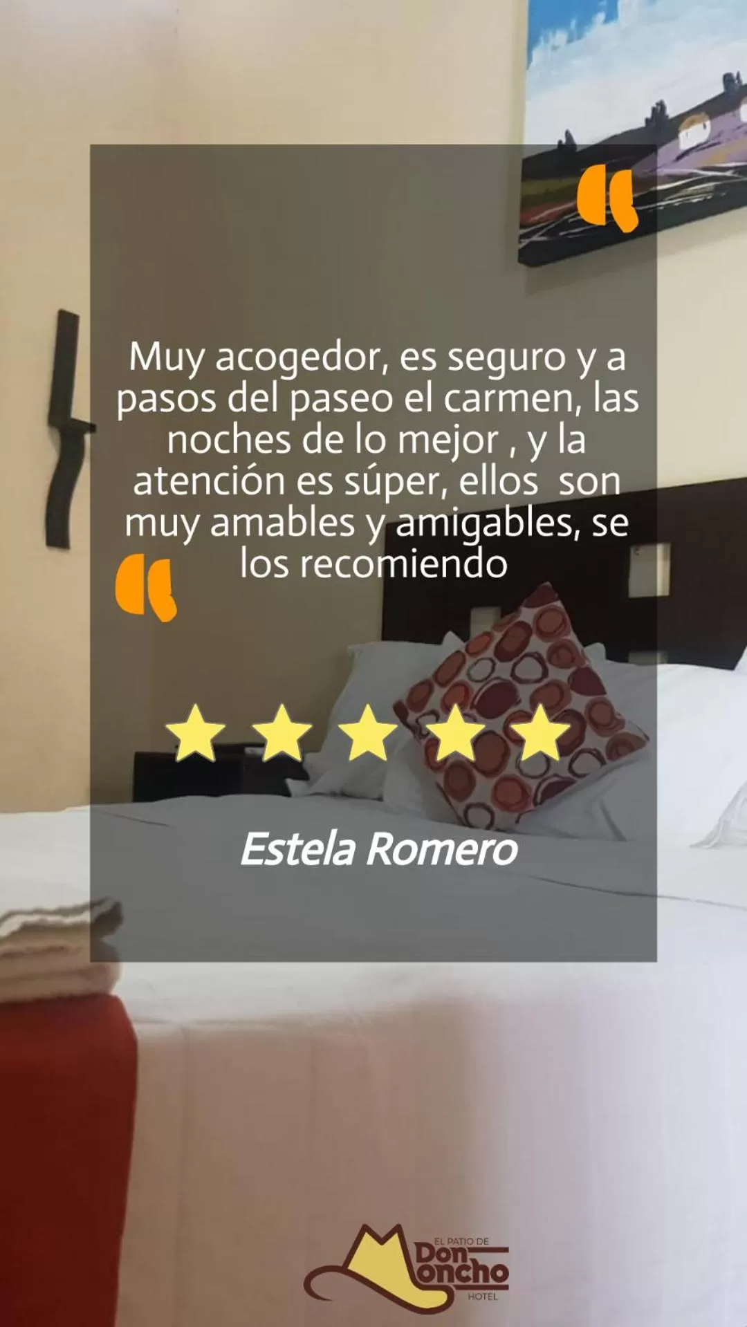 room service in El Patio de Don Moncho