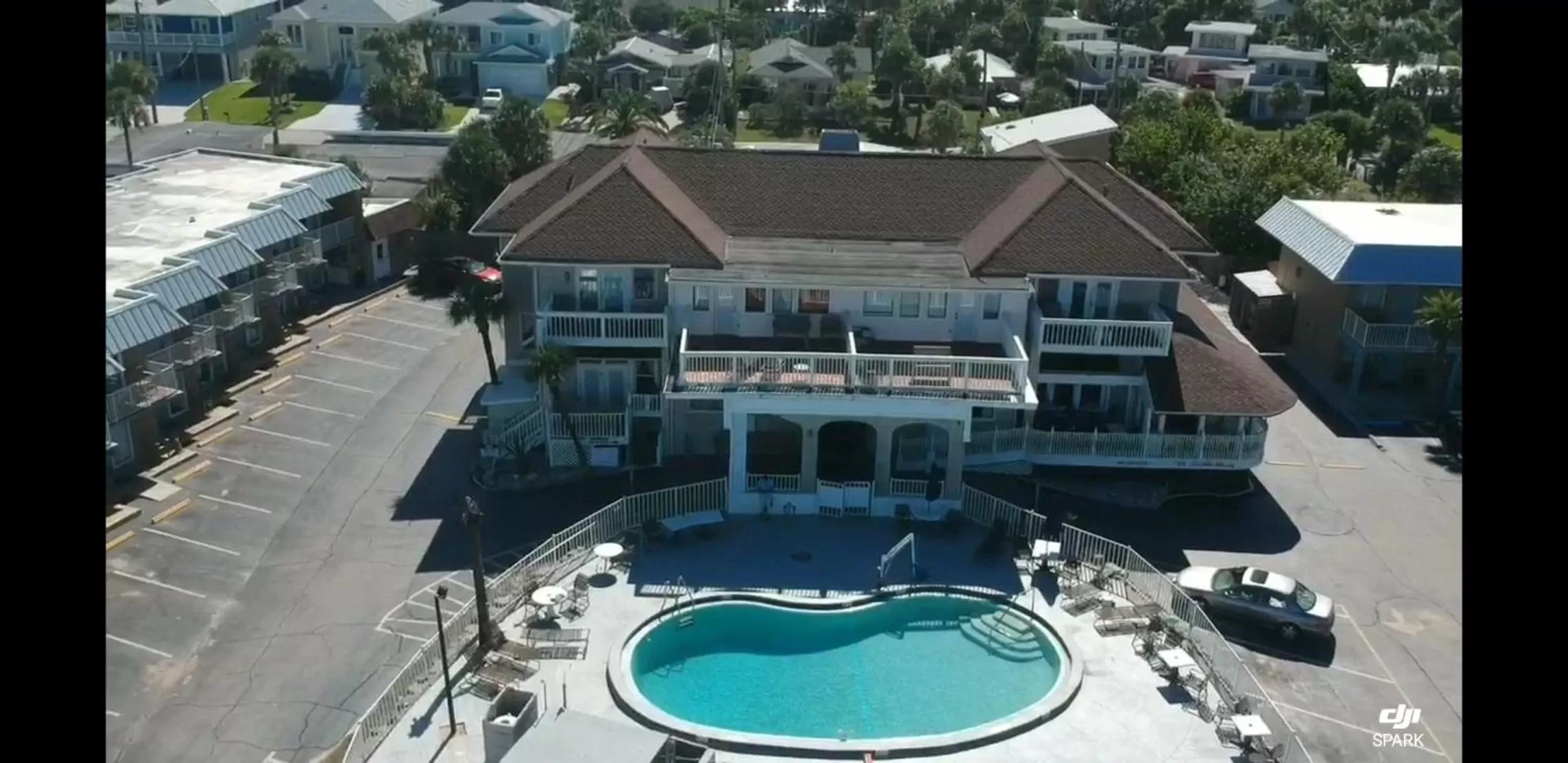 Bird's eye view in Topaz Motel - Flagler Beach