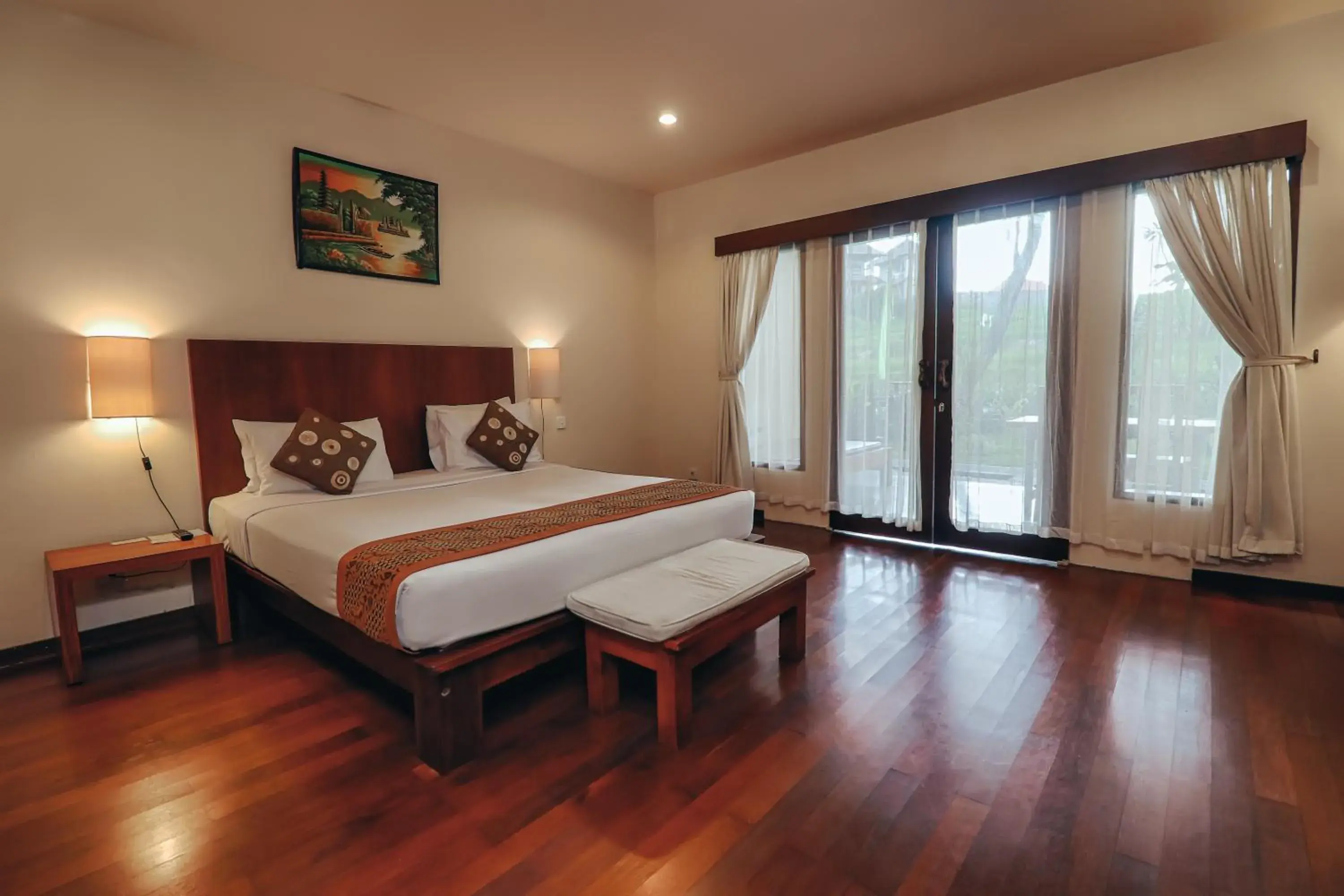 Deluxe Double Room with Pool View in Biyukukung Suite & Spa Deluxe Double Room with Pool View in Biyukukung Suite & Spa