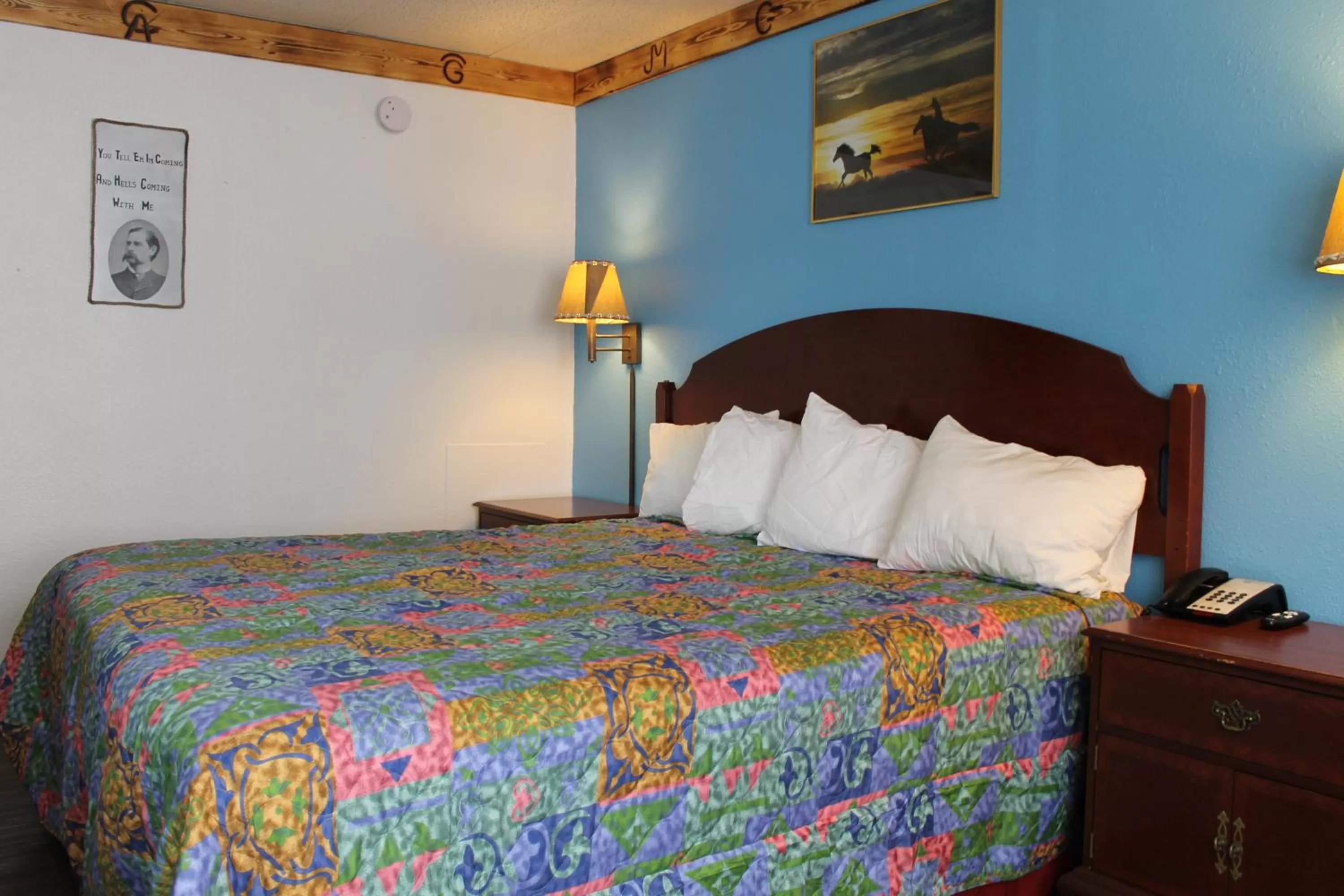 Bed in Wyatt Earp Hotel