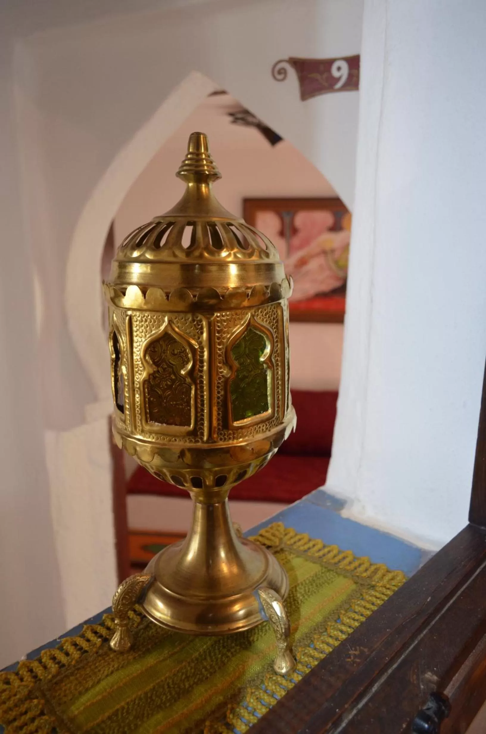 Decorative detail in Dar Meziana