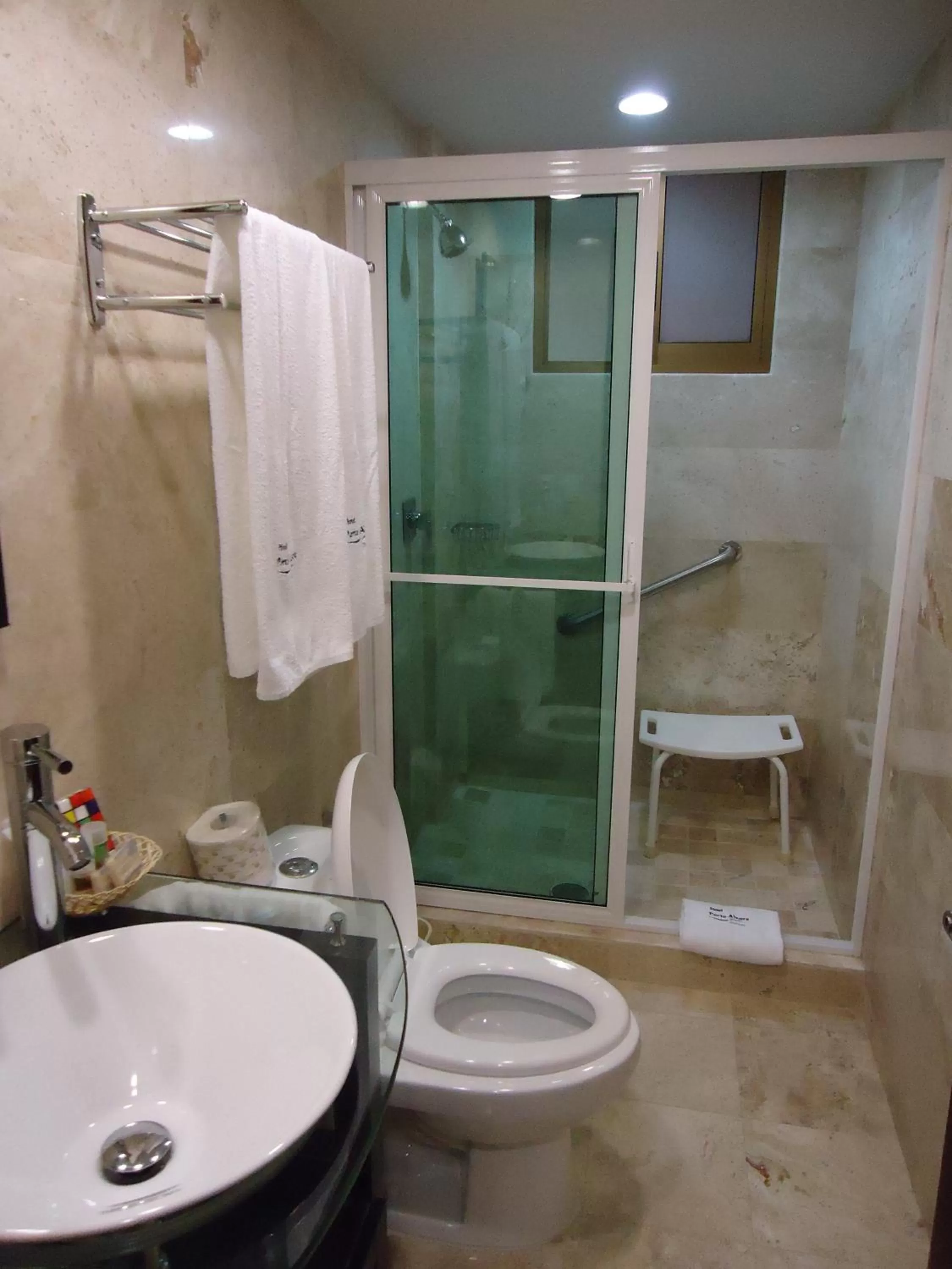 Bathroom in Hotel Porto Allegro Puerto Vallarta