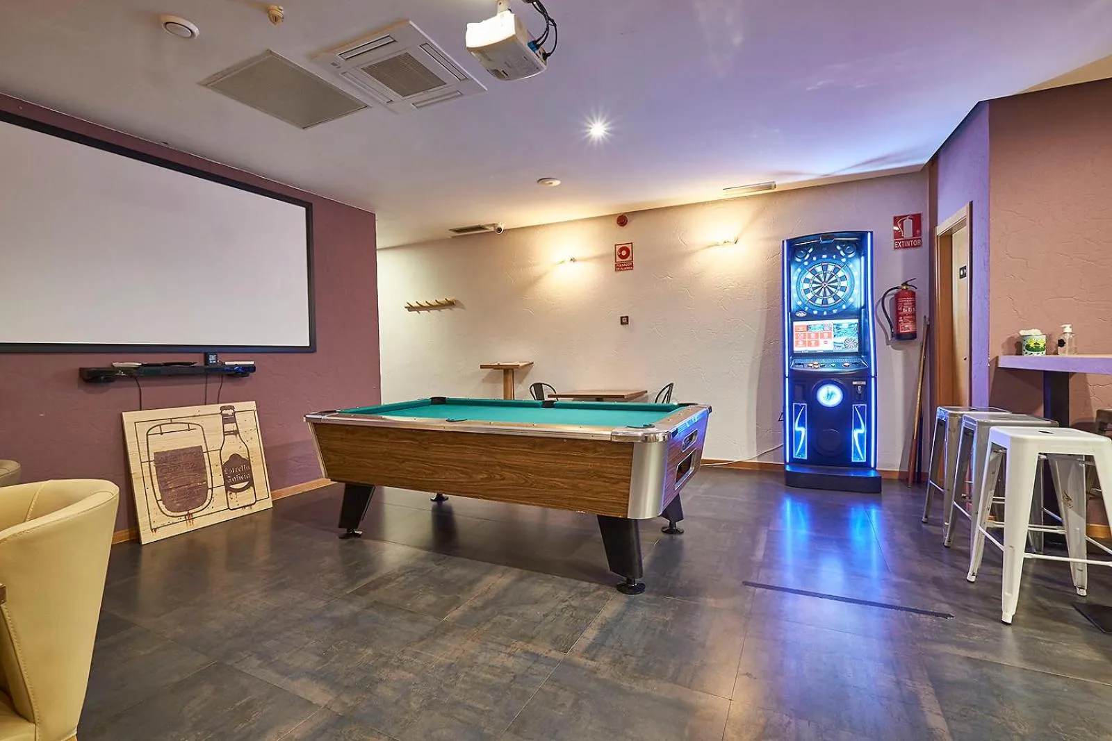 Billiard in Hotel Real de Illescas