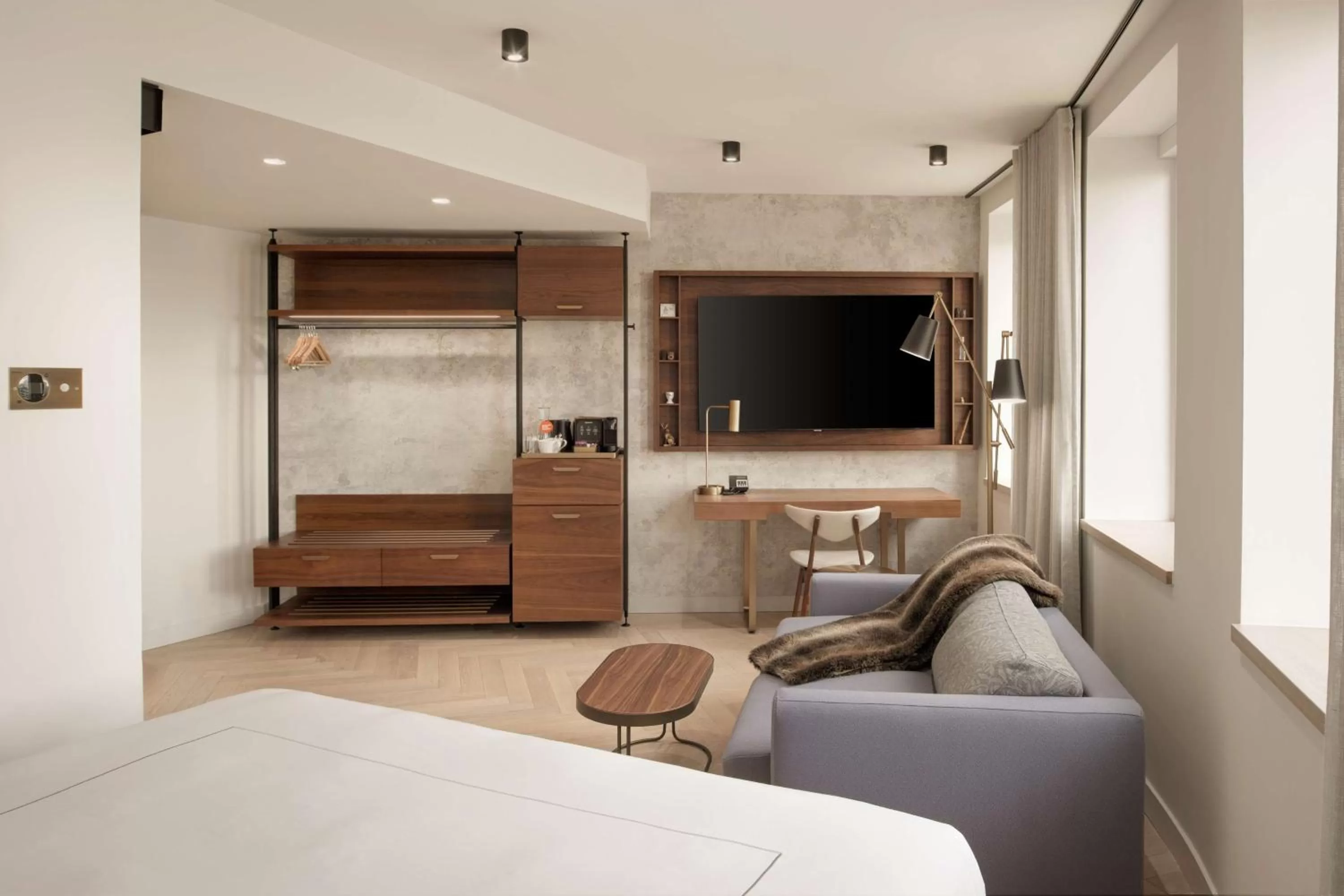 Living room, Bed in Canopy by Hilton London City